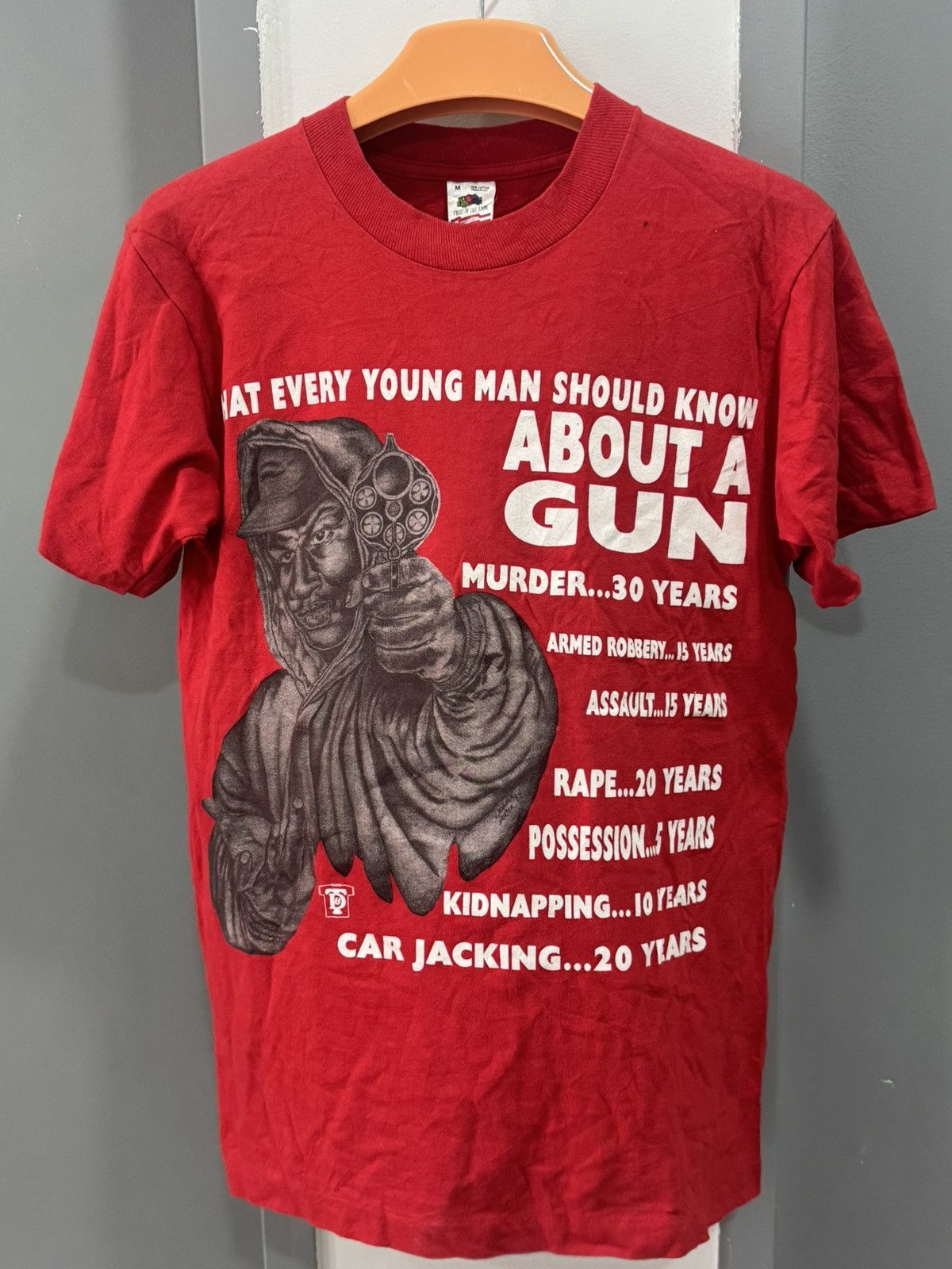 Fruit Of The Loom vintage Young Gangsta - single stitch made in usa tee Size US M / EU 48-50 / 2 - 1 Thumbnail