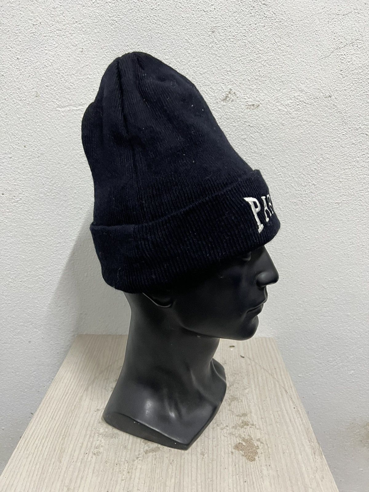 Vintage Vintage Paris Spell Out Beanie Hat Size ONE SIZE - 4 Thumbnail