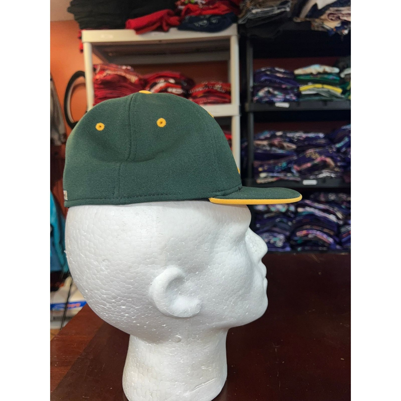 The Game Dodge City A's Hat The Game Pro Game Tek 2 Baseball Cap XS Size ONE SIZE - 5 Thumbnail