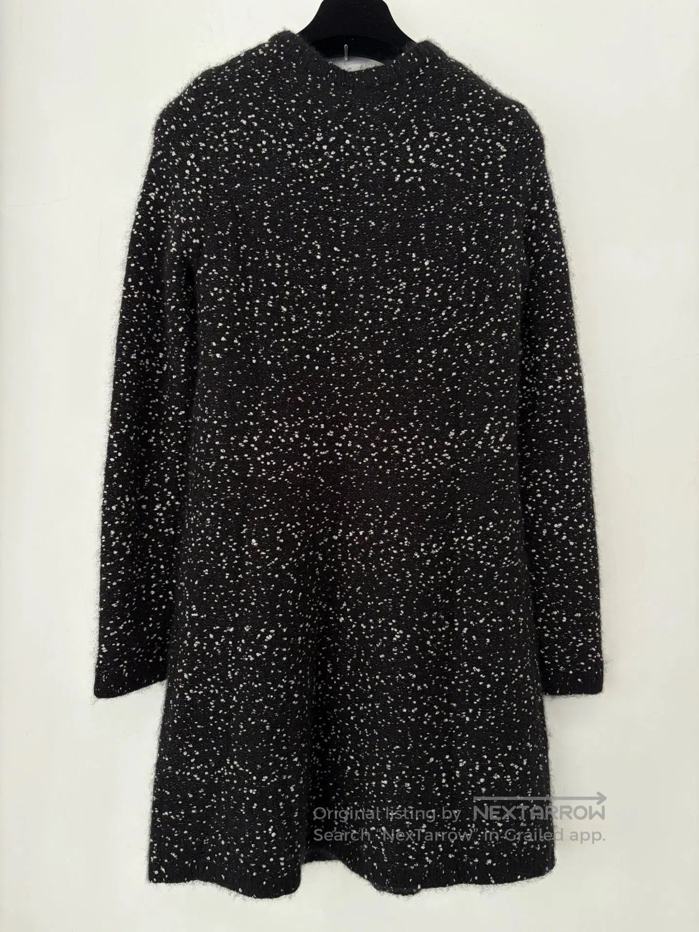Chanel Chanel Black White Knit Dress 34. Size US 34 / EU 50 - 2 Thumbnail