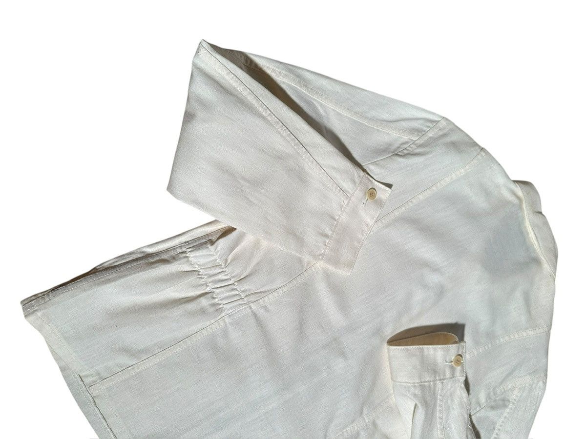 Comme des Garcons Homme Plus COMME des GARÇONS HOMME PLUS AW 2004 Ivory Hemp Work Jacket Size US M / EU 48-50 / 2 - 11 Thumbnail