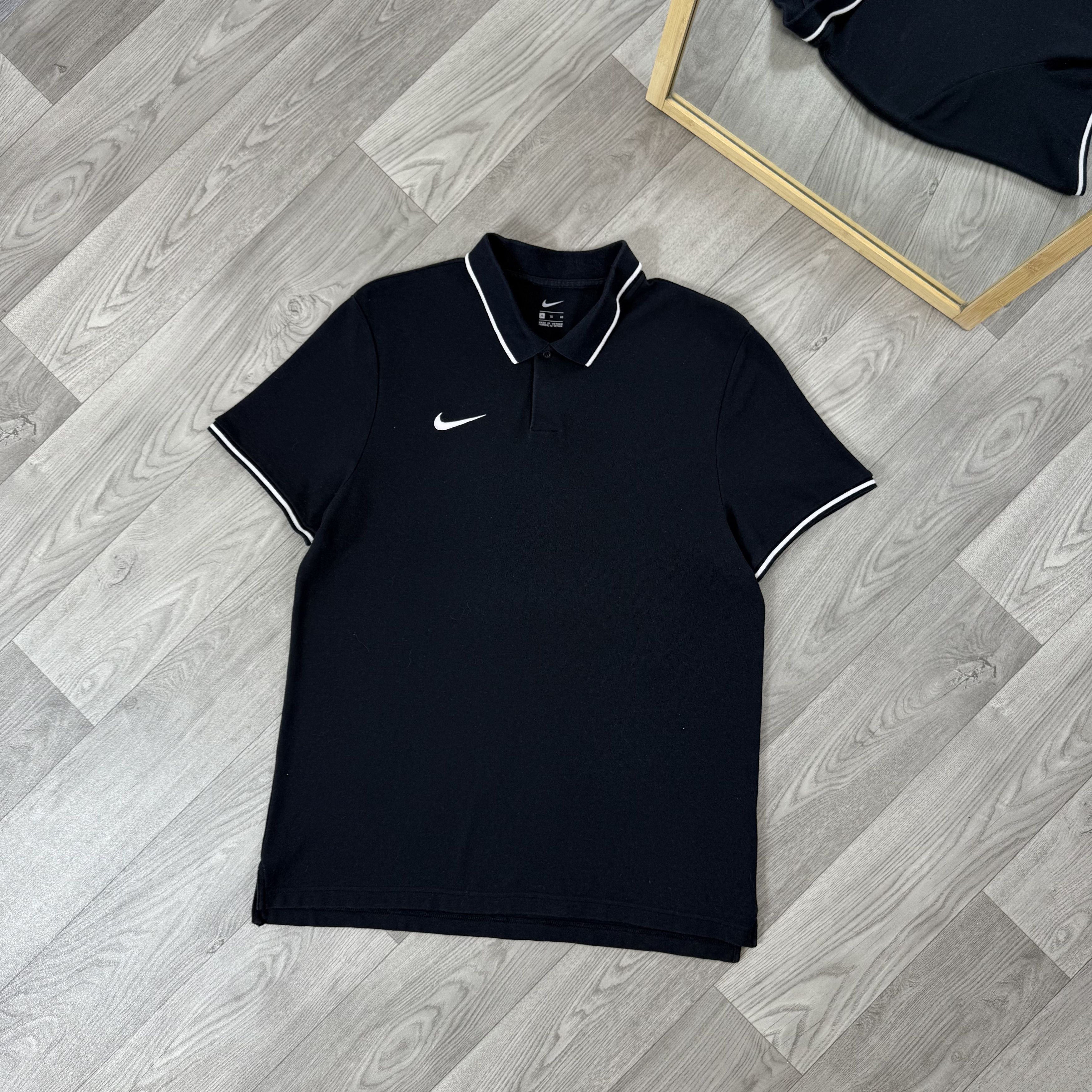 Nike Nike Black Polo Tee Shirt Size US XL / EU 56 / 4 - 1 Thumbnail