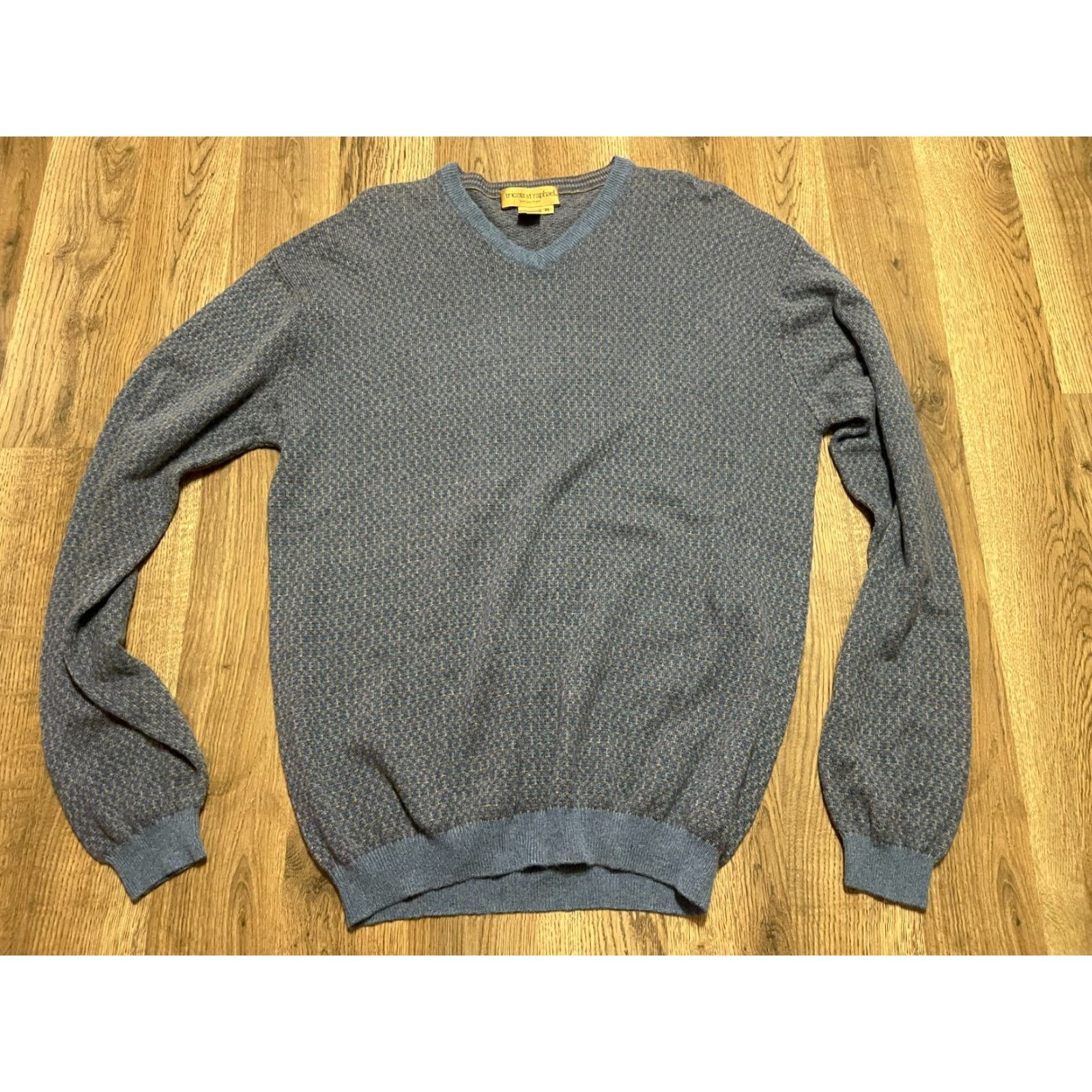 Vintage **Men's Tricots St. Raphael Pullover Shirt, XL, Blue Brown, Long Sleeve** User: Men's Tricots St. Raphael Pullover Shirt, XL, Blue Brown, Long Sleeve Size US XL / EU 56 / 4 - 2 Thumbnail