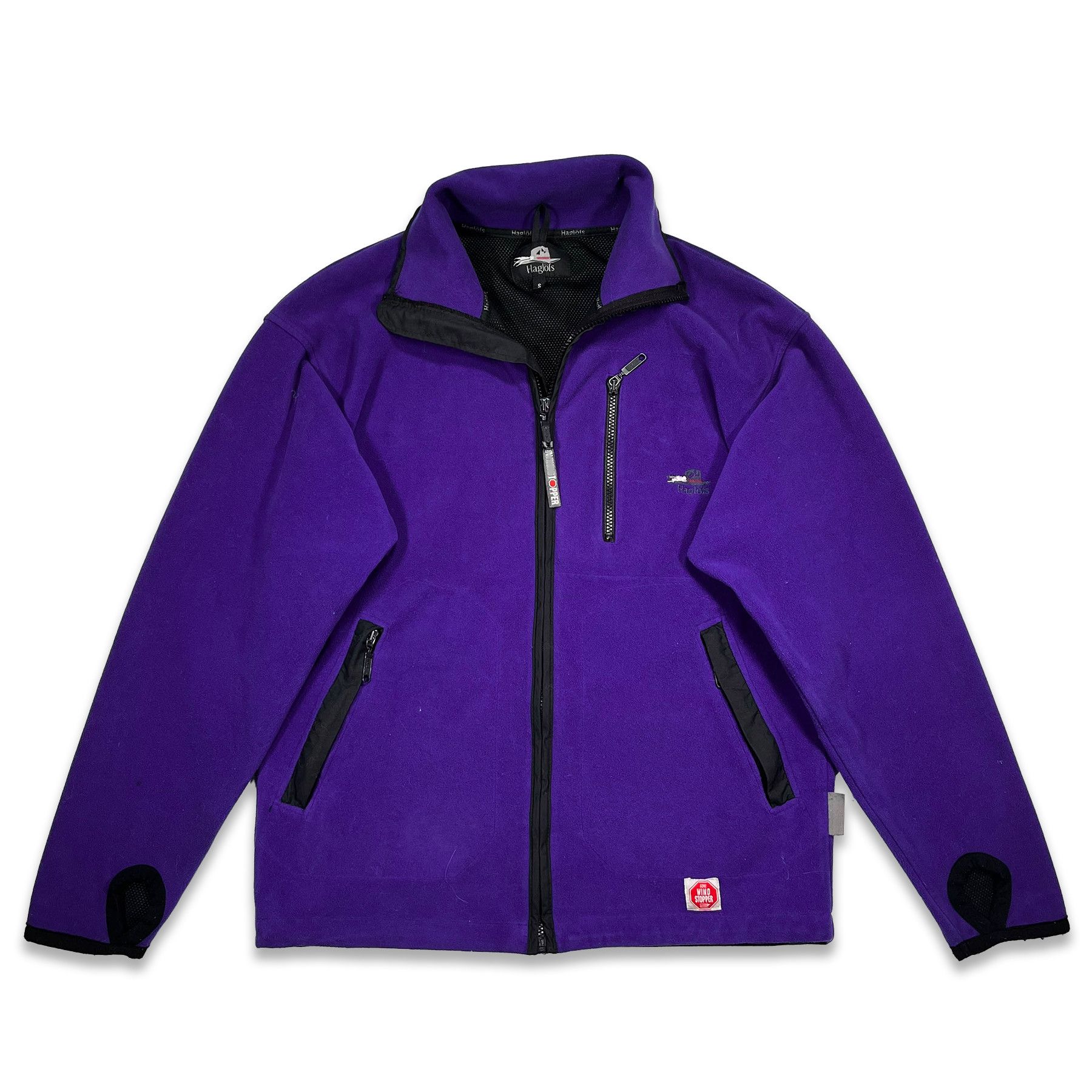 Haglofs Vintage 90s Haglofs Fleece Jacket GORE Wintstopper Size US M / EU 48-50 / 2 - 2 Thumbnail