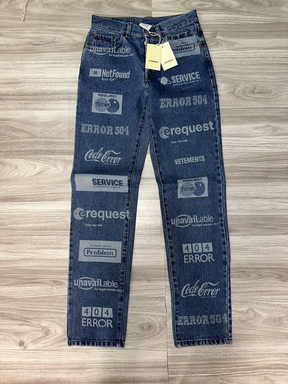 Vetements Vetements FW19 ERROR CODE Pants Size US 28 / EU 44 - 2 Thumbnail