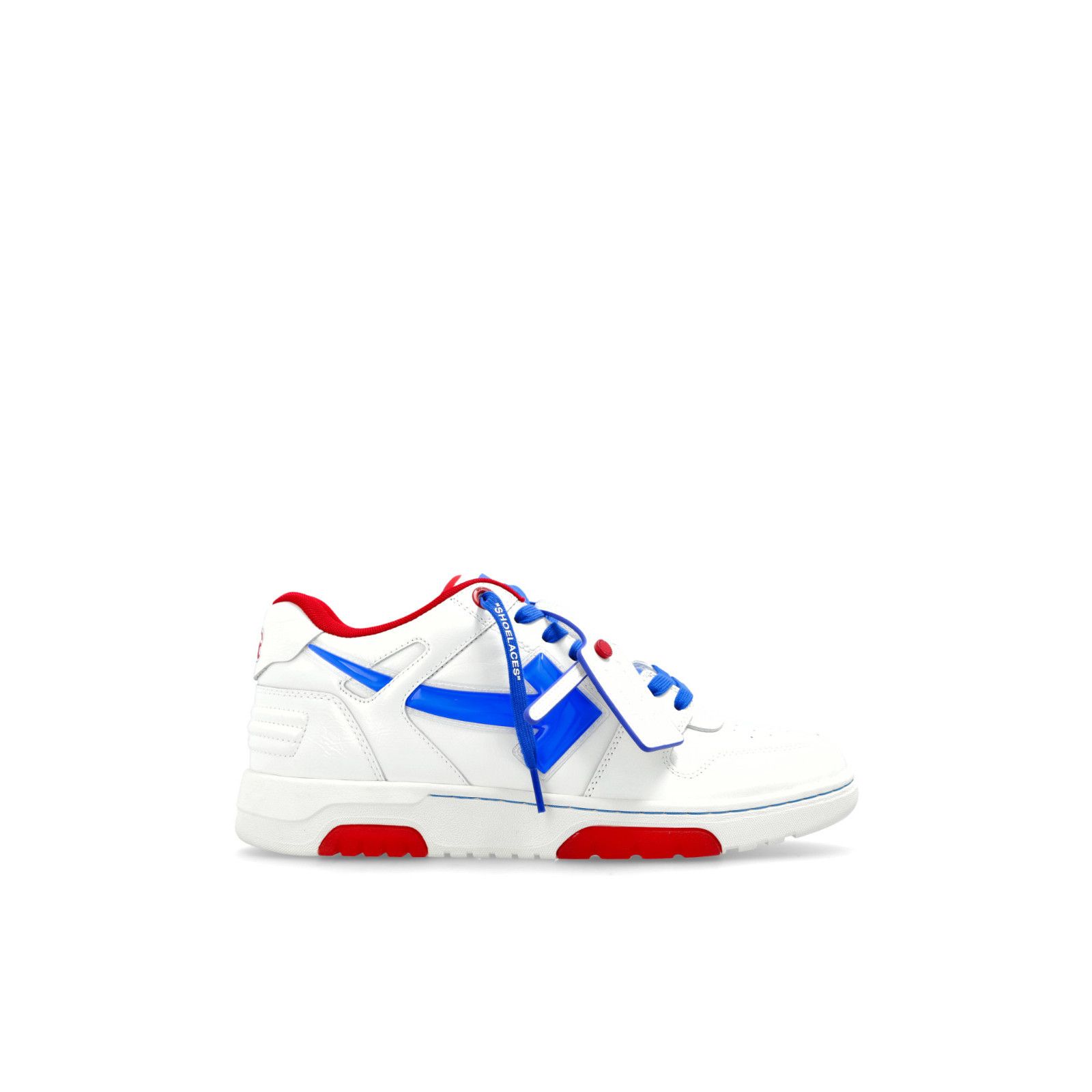 OFF-WHITE Out Of Office Bubble Arrow White Blue Leather Snea