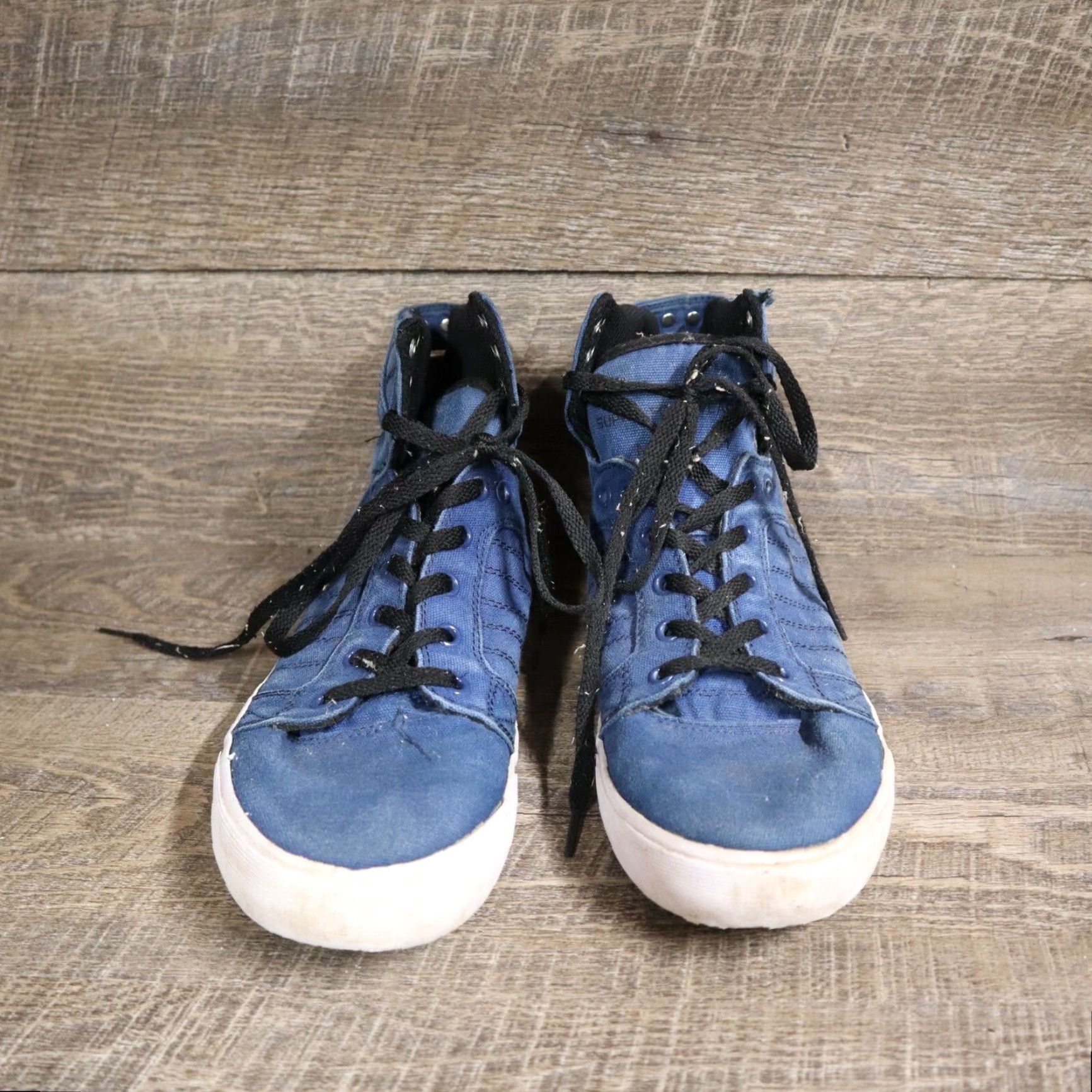 Supra Vintage Supra Skytop Sneakers Men 10 Athletic Black Navy 90s Size US 10 / EU 43 - 3 Thumbnail