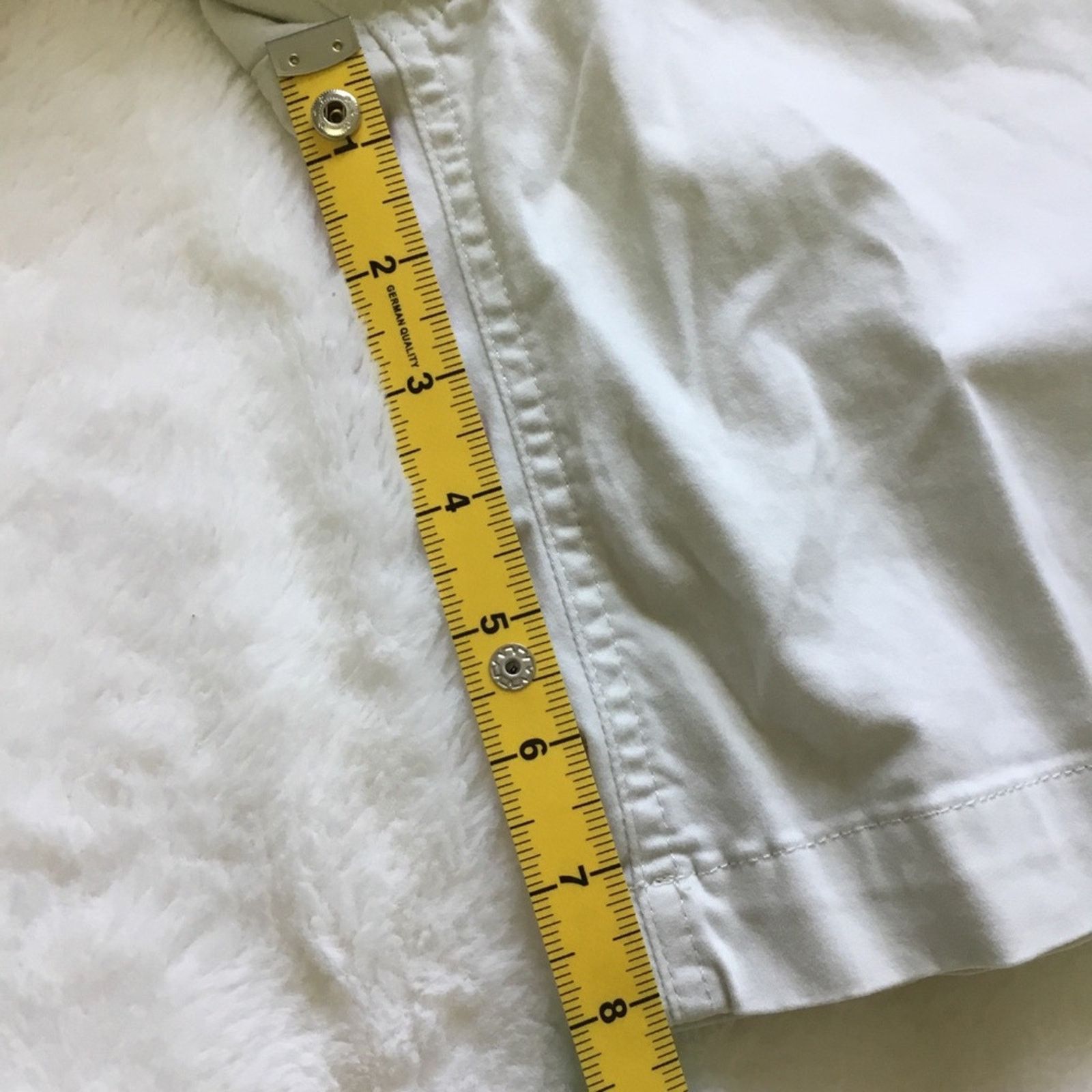 DKNY DKNY Men's White Flat Front Shorts Size US 28 / EU 44 - 9 Thumbnail
