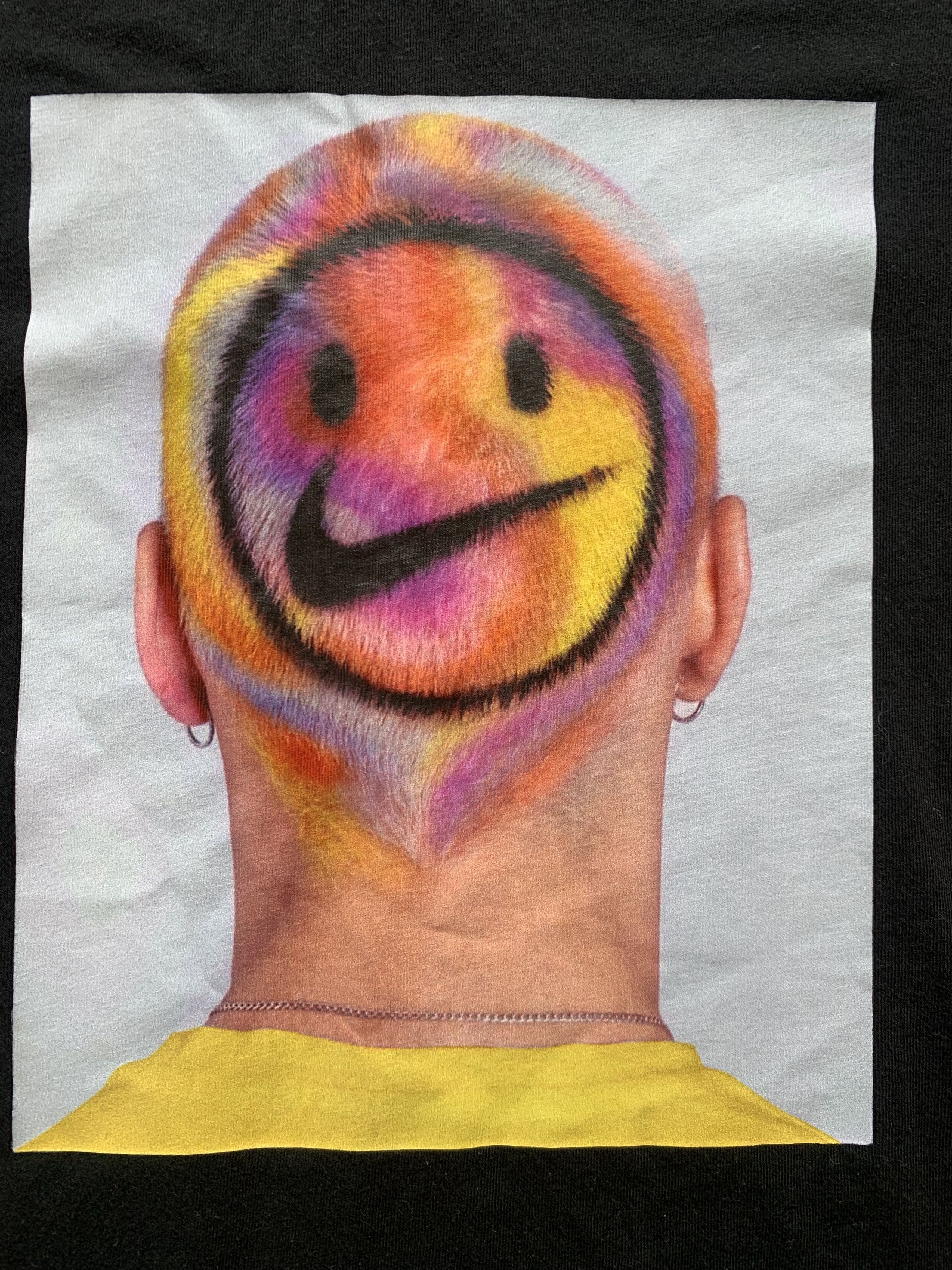 Nike The Nike Tee Smiley Face Humor Black Cotton Printed T Shirt Size US XL / EU 56 / 4 - 4 Thumbnail
