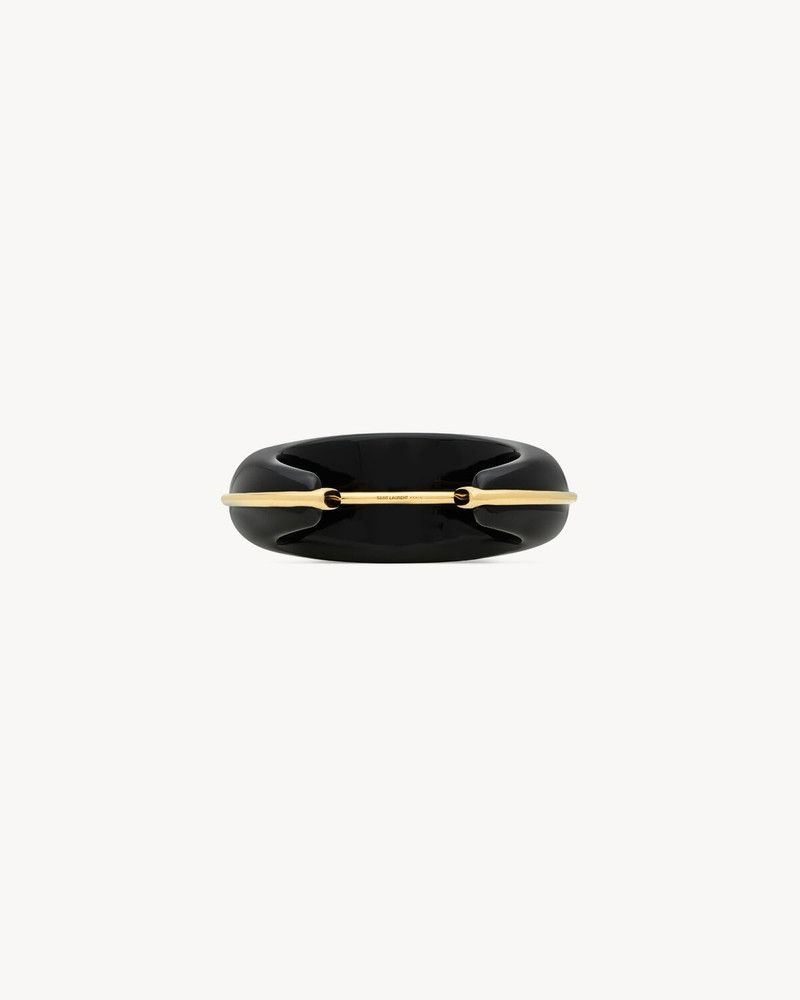 Saint Laurent Paris o1bcso1str0226 Size:L/Bracelet Tank 2 Rangs in Black Size ONE SIZE - 2 Thumbnail
