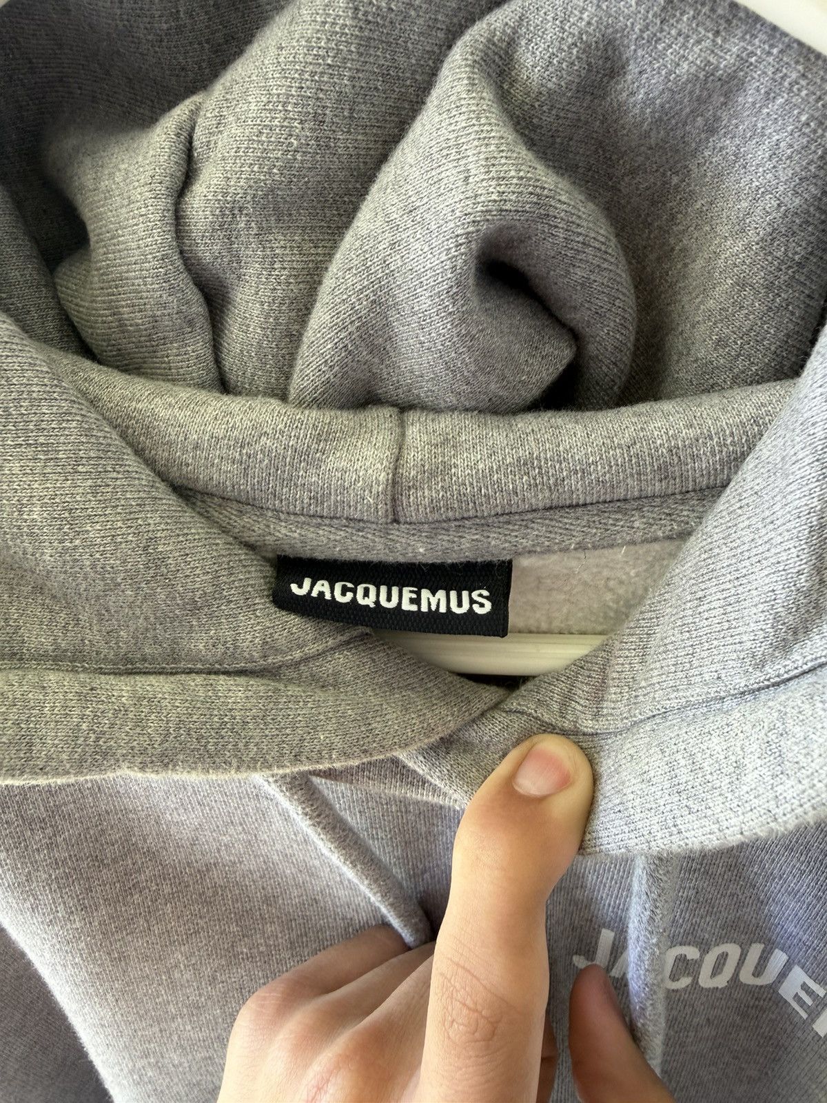 Jacquemus Jacquemus Gray Hoodie Small Size US S / EU 44-46 / 1 - 4 Thumbnail
