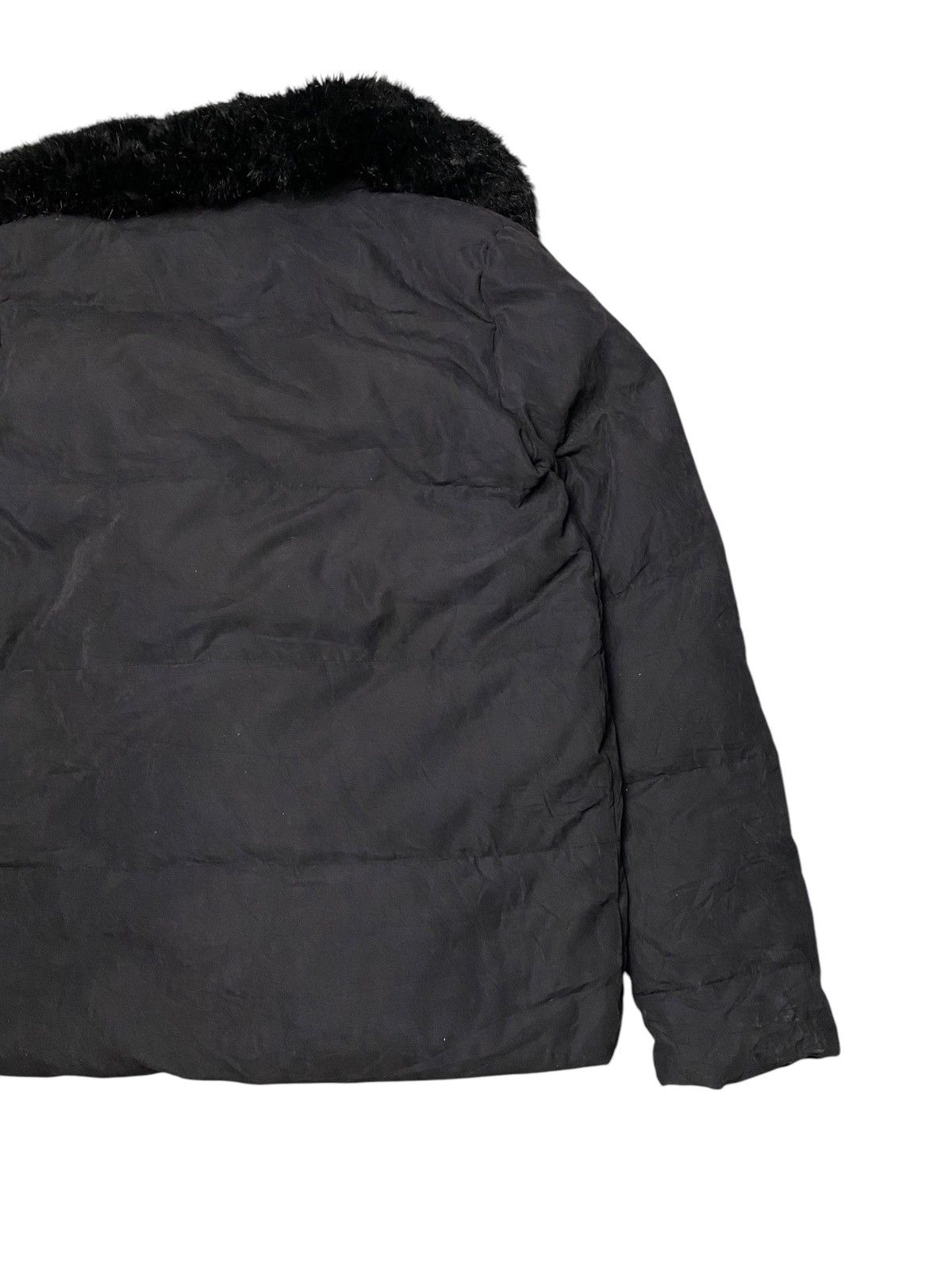 If Six Was Nine 2000's Lip Service Mink Fur Collar Puffer Jacket Size US M / EU 48-50 / 2 - 8 Thumbnail