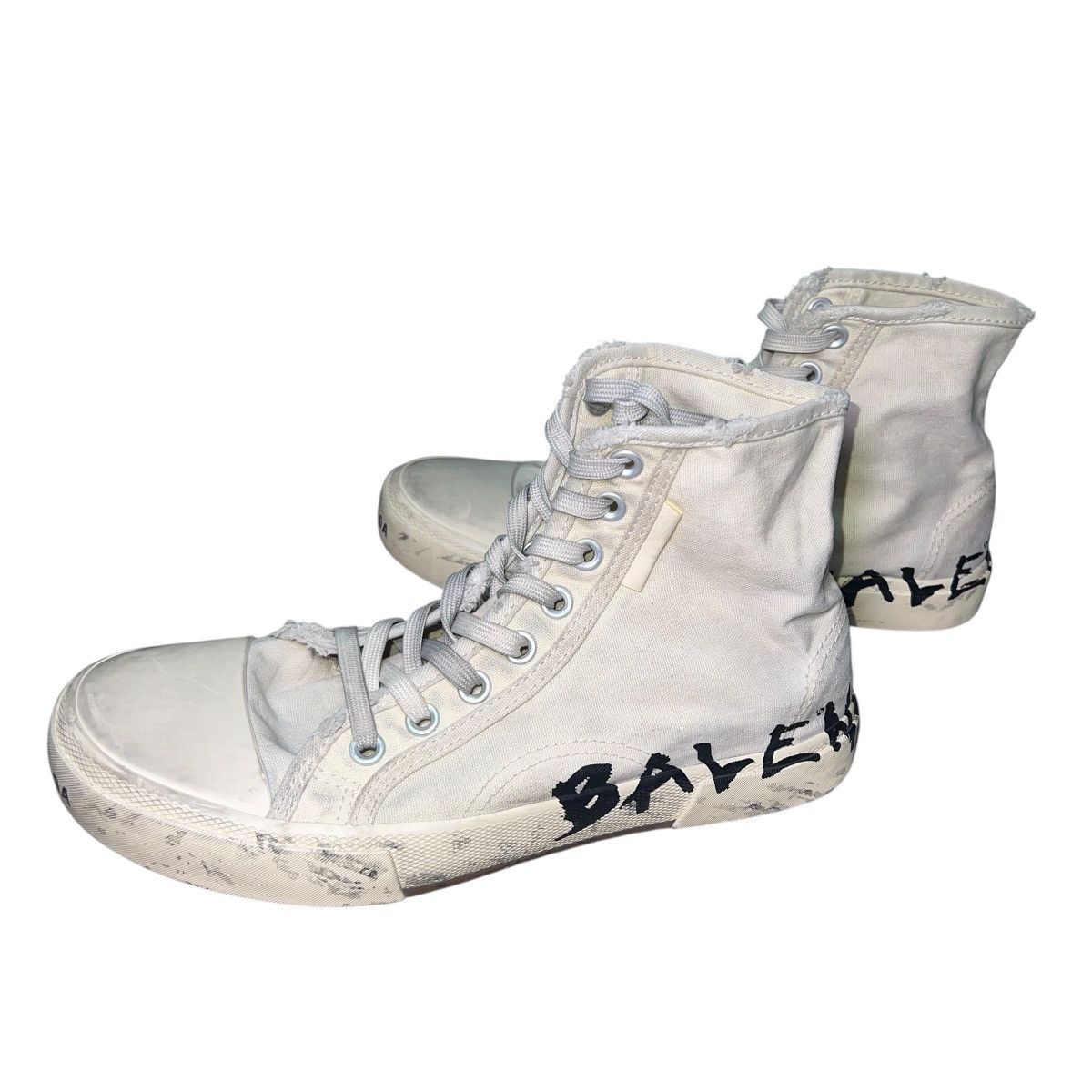 Balenciaga BALENCIAGA 2022AW "PARIS" High-Top Sneakers Size US 8 / EU 41 - 1 Thumbnail