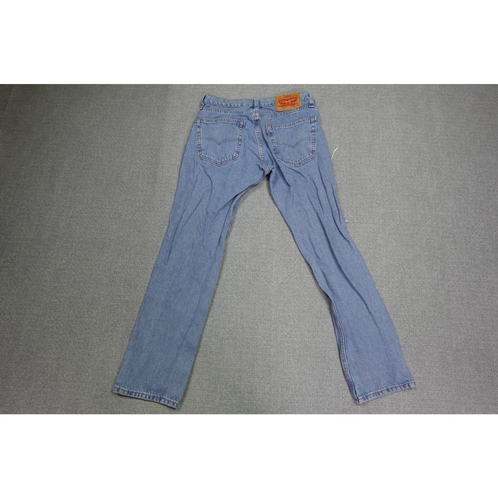 Levi's Levi's 511 Jeans Men's 30x30 Blue Slim Fit Light Wash denim Zip 5-Pocket USA Model Levi's 500 Series Slimming Crew Mens Size US 30 / EU 46 - 6 Thumbnail