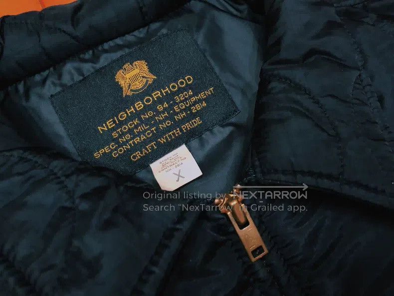 Neighborhood Neighborhood Cotton Jacket Coach Jacket Size US XL / EU 56 / 4 - 4 Thumbnail