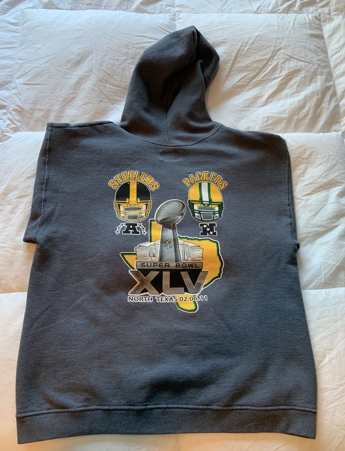 Russell Athletic Green Bay Packers Super Bowl XLV Champions Hoodie Size US L / EU 52-54 / 3 - 2 Thumbnail