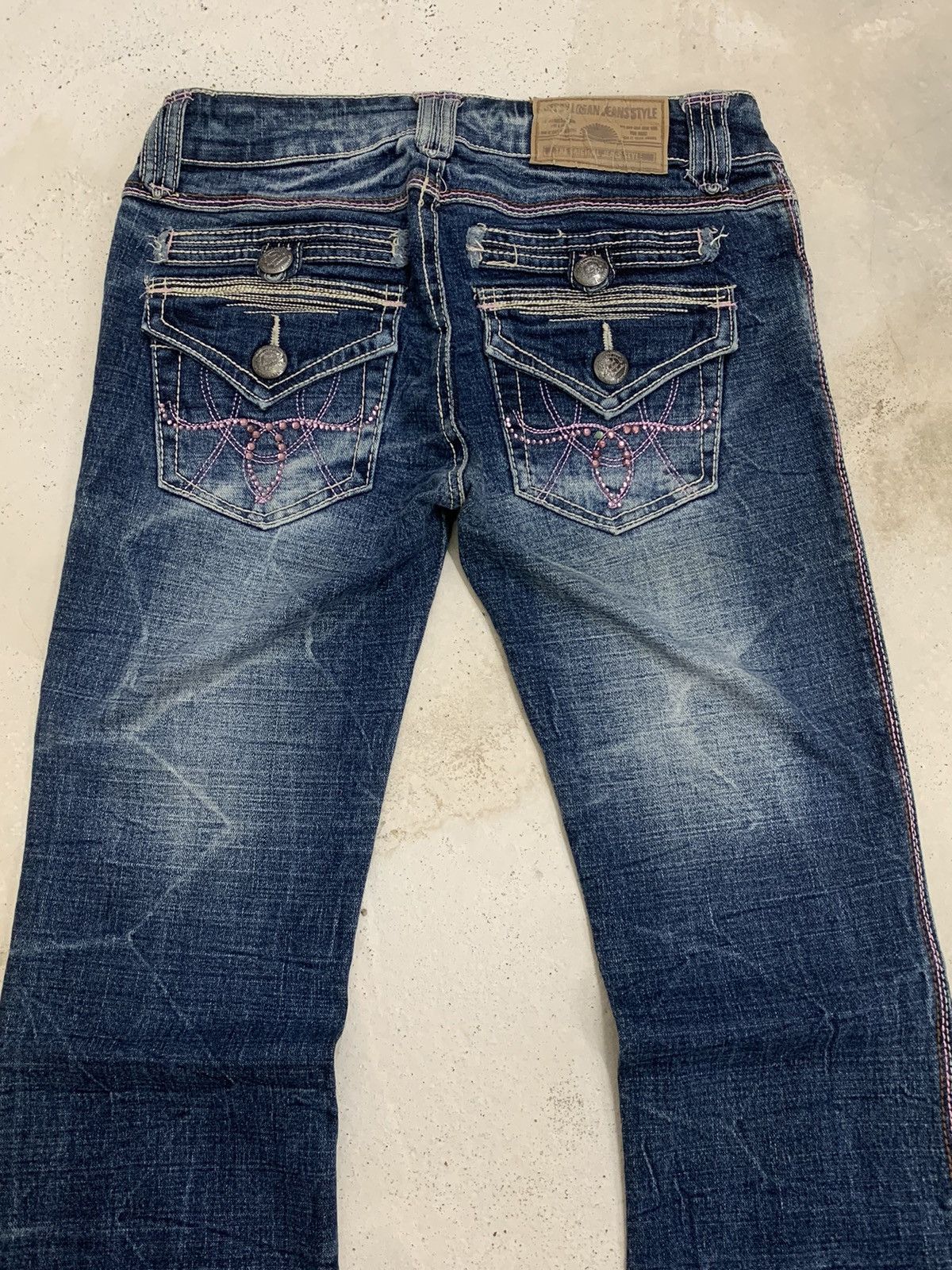 If Six Was Nine × Japanese Brand × Vintage Jessy Logan Vintage Assymetrical Comb Whisker Flare Size US 27 - 14 Thumbnail