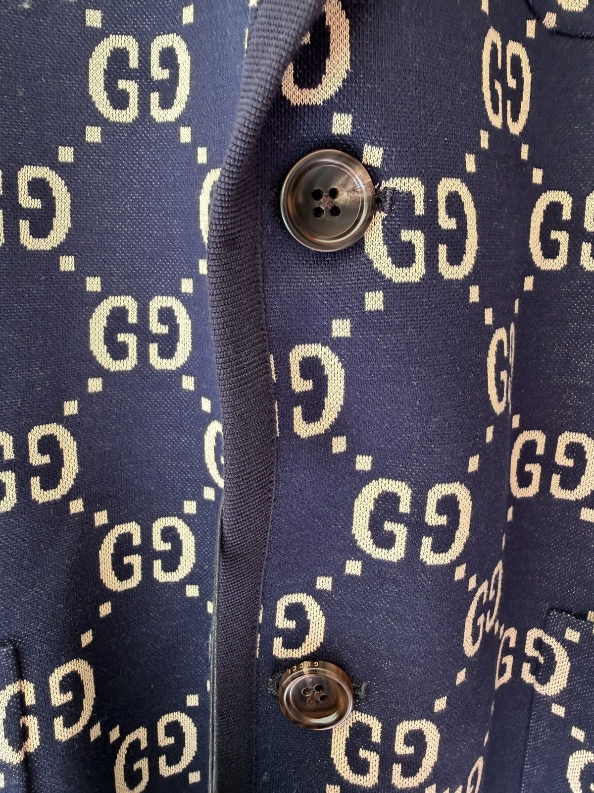 Gucci Gucci GG Jacquard Monogram Blazer Jacket Size US M / EU 48-50 / 2 - 6 Thumbnail