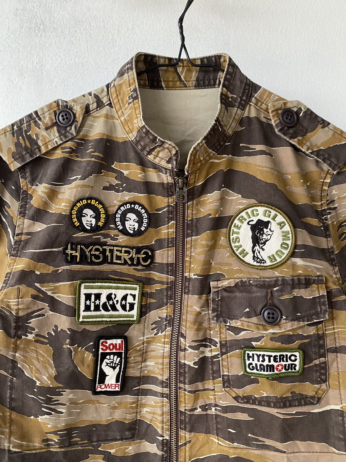 Hysteric Glamour Vintage Hysteric glamour Pacth Work Millitary Jacket Size US M / EU 48-50 / 2 - 4 Thumbnail