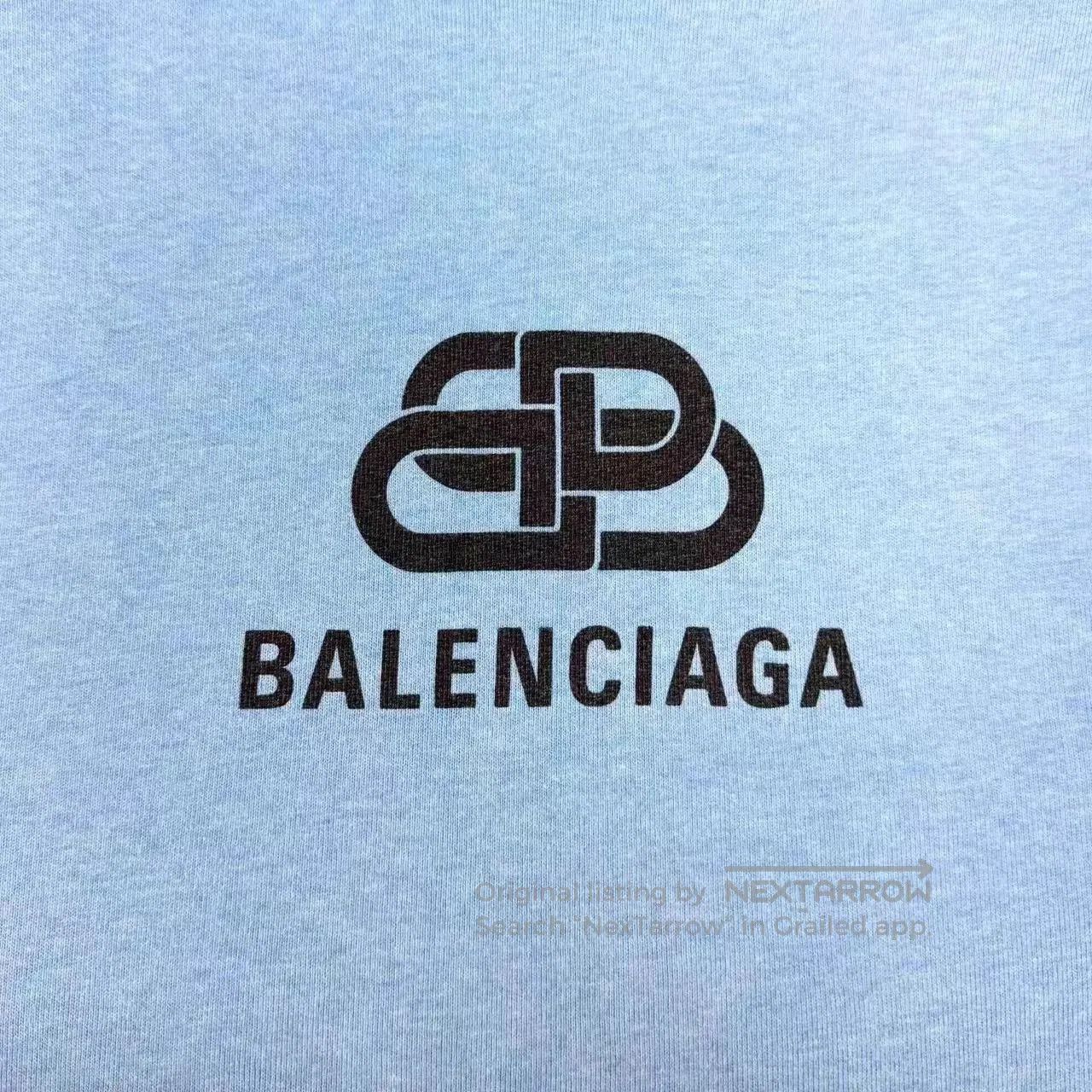 Balenciaga Blue Oversized Hoodie with Front Pocket. Size US S / EU 44-46 / 1 - 4 Thumbnail