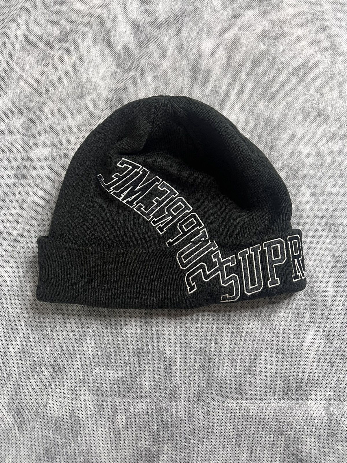 New Era × Supreme Supreme x New Era Multi Arc Beanie Hat Black Size ONE SIZE - 3 Thumbnail
