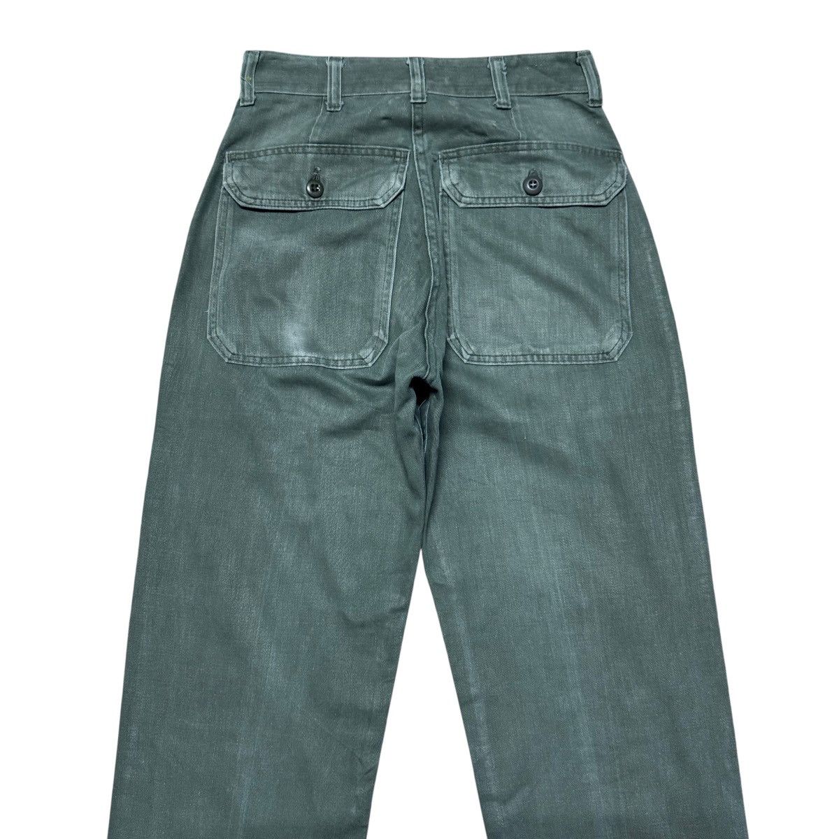 Vintage Vintage US Army OG107 Poplin Fatigue Pants Namwar Size US 28 / EU 44 - 9 Thumbnail