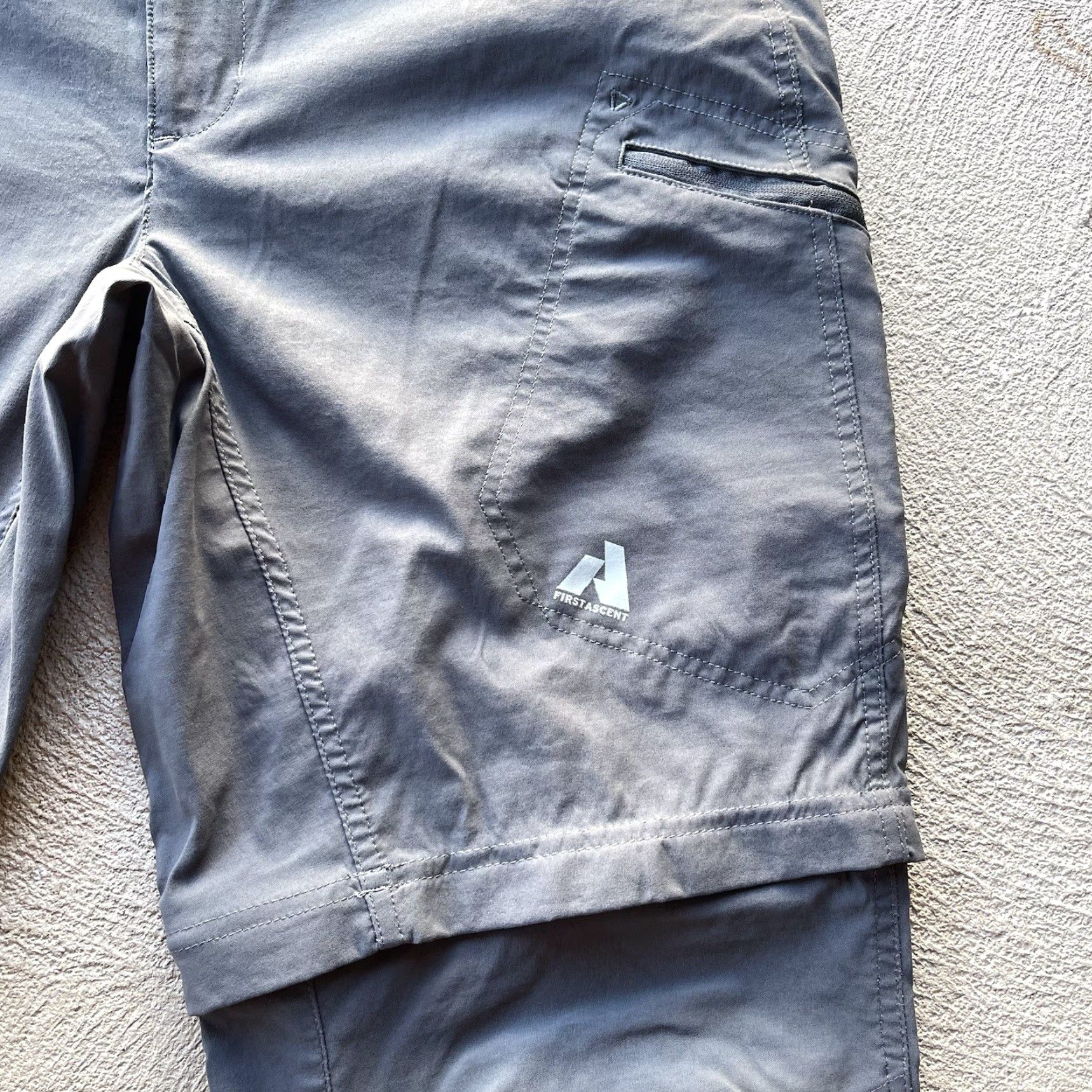 Eddie Bauer Eddie Bauer Pants Mens 36x30 Gray First Ascent Convertible Straight Fit Hike Chino Zip Shorts Conversion Regular Mens Size US 36 / EU 52 - 3 Thumbnail