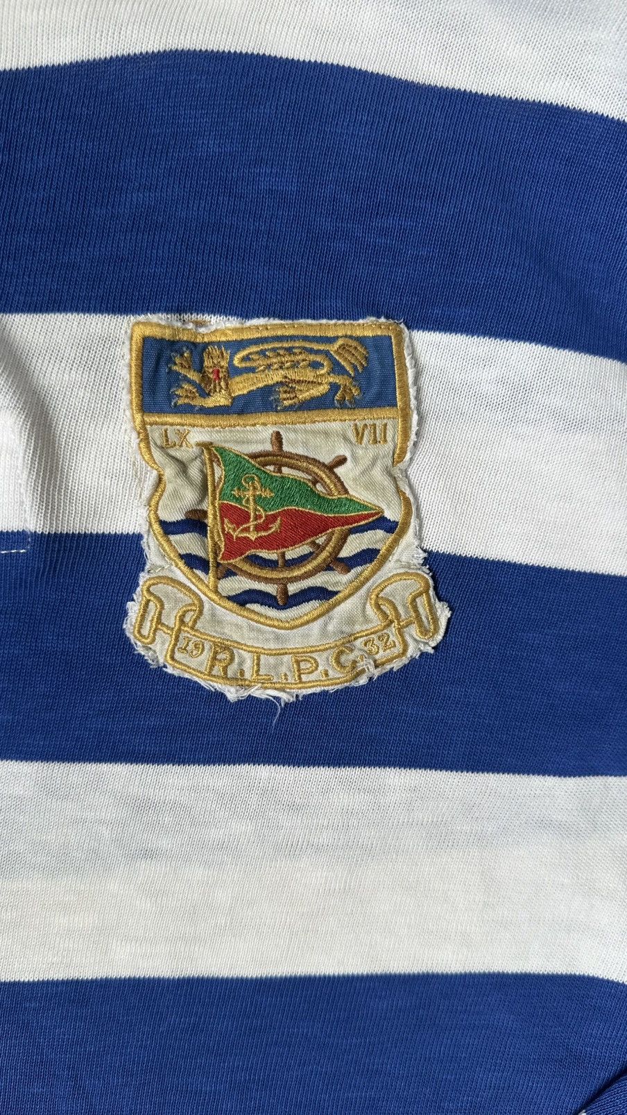 Polo Ralph Lauren VINTAGE POLO RALPH LAUREN RUGBY POLO STRIPES Size US M / EU 48-50 / 2 - 2 Thumbnail