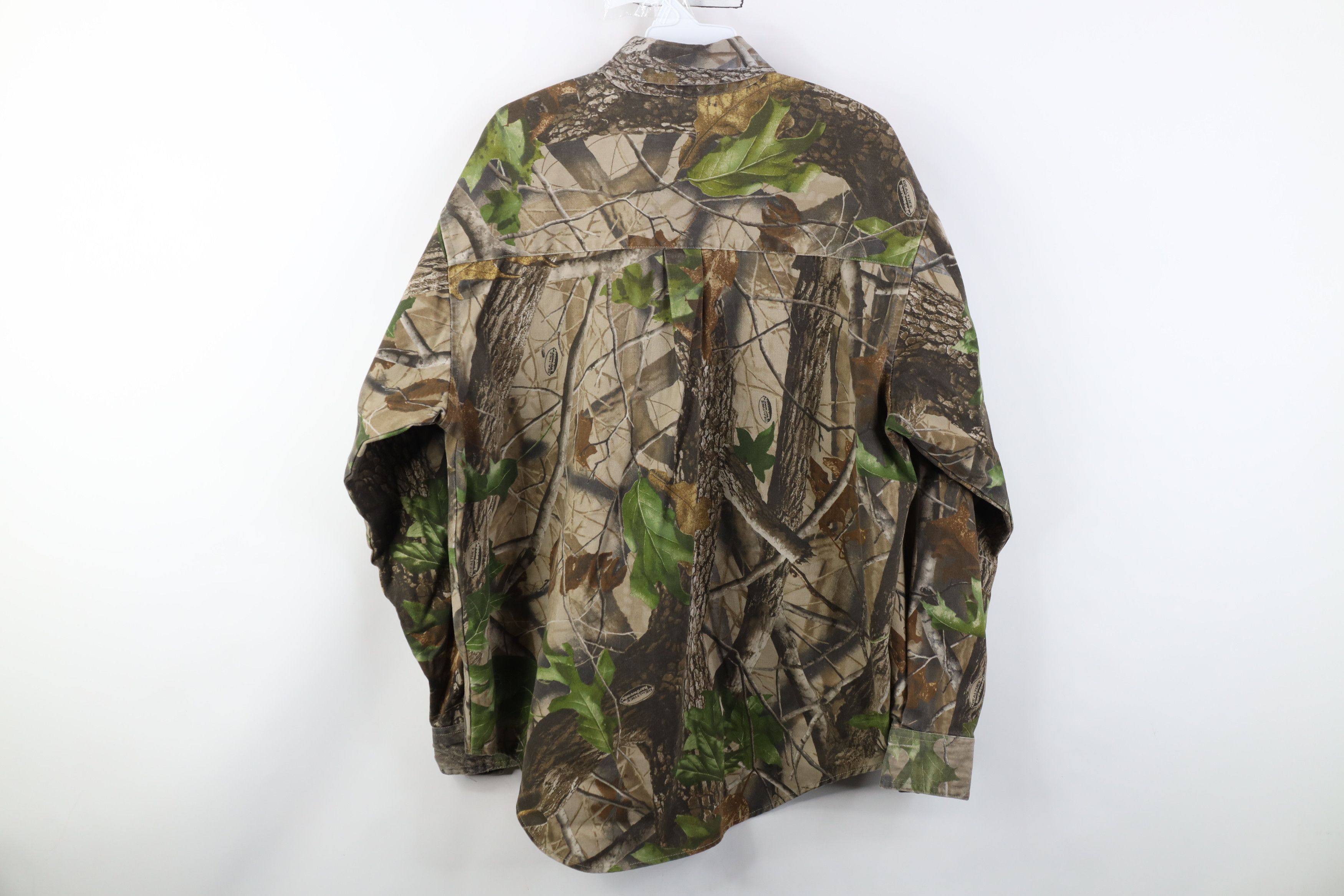 Vintage Vintage 90s Streetwear Chamois Cloth Camouflage Button Shirt Size US M / EU 48-50 / 2 - 11 Thumbnail