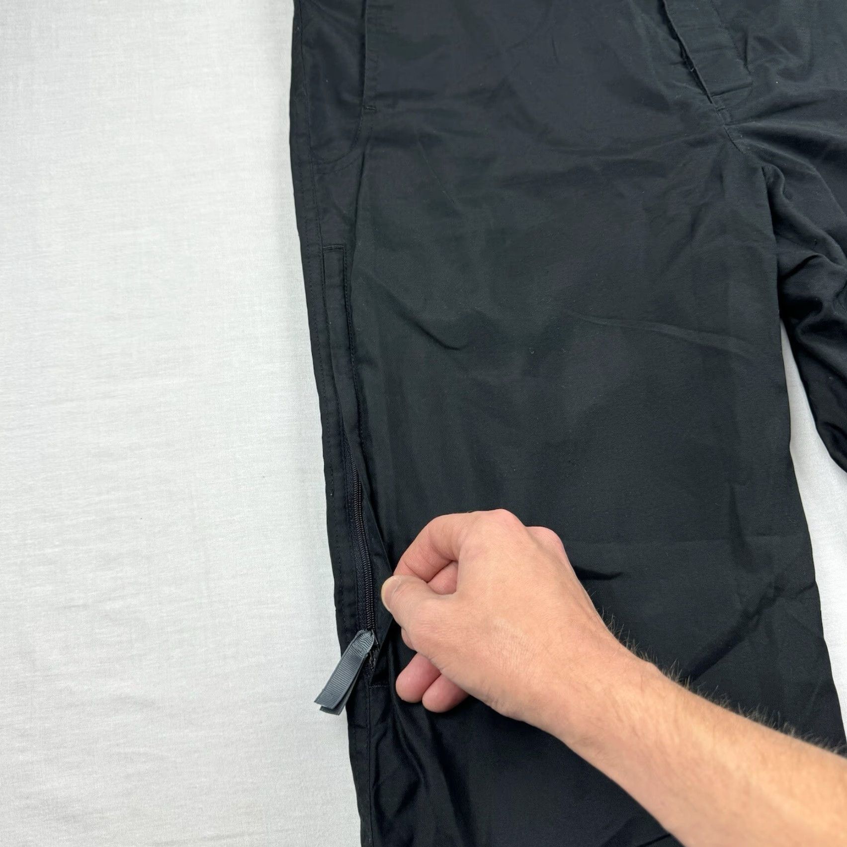 Old Navy Vintage Old Navy Track Pants Adult Medium Black Y2K Baggy Grunge Hipster Punk Size US 31 - 3 Thumbnail