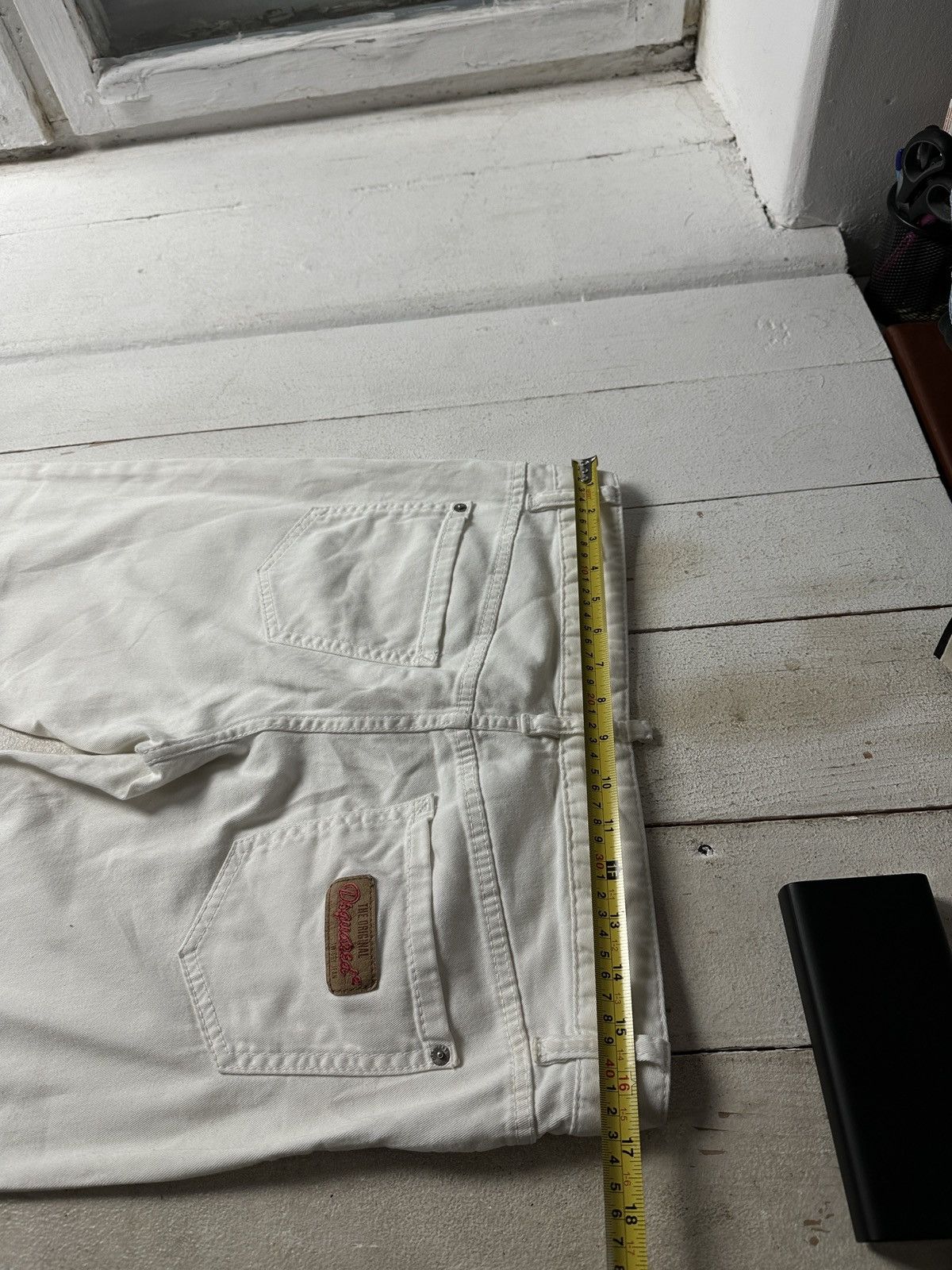 Dsquared2 🚨PUNK DSQUARED2 OPIUM SKINNY white WOMENS JEANS Y2k BIKER Size 30" / US 8 / IT 44 - 15 Thumbnail