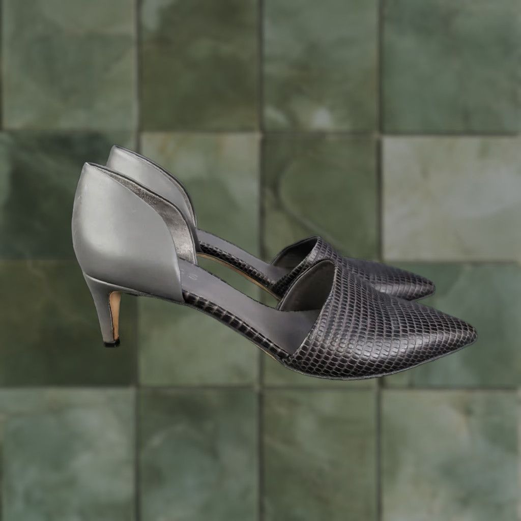 Vince Vince D'Orsay Heels Womens Size 7.5 Black Leather Slip On Size US 8 / IT 38 - 1 Thumbnail