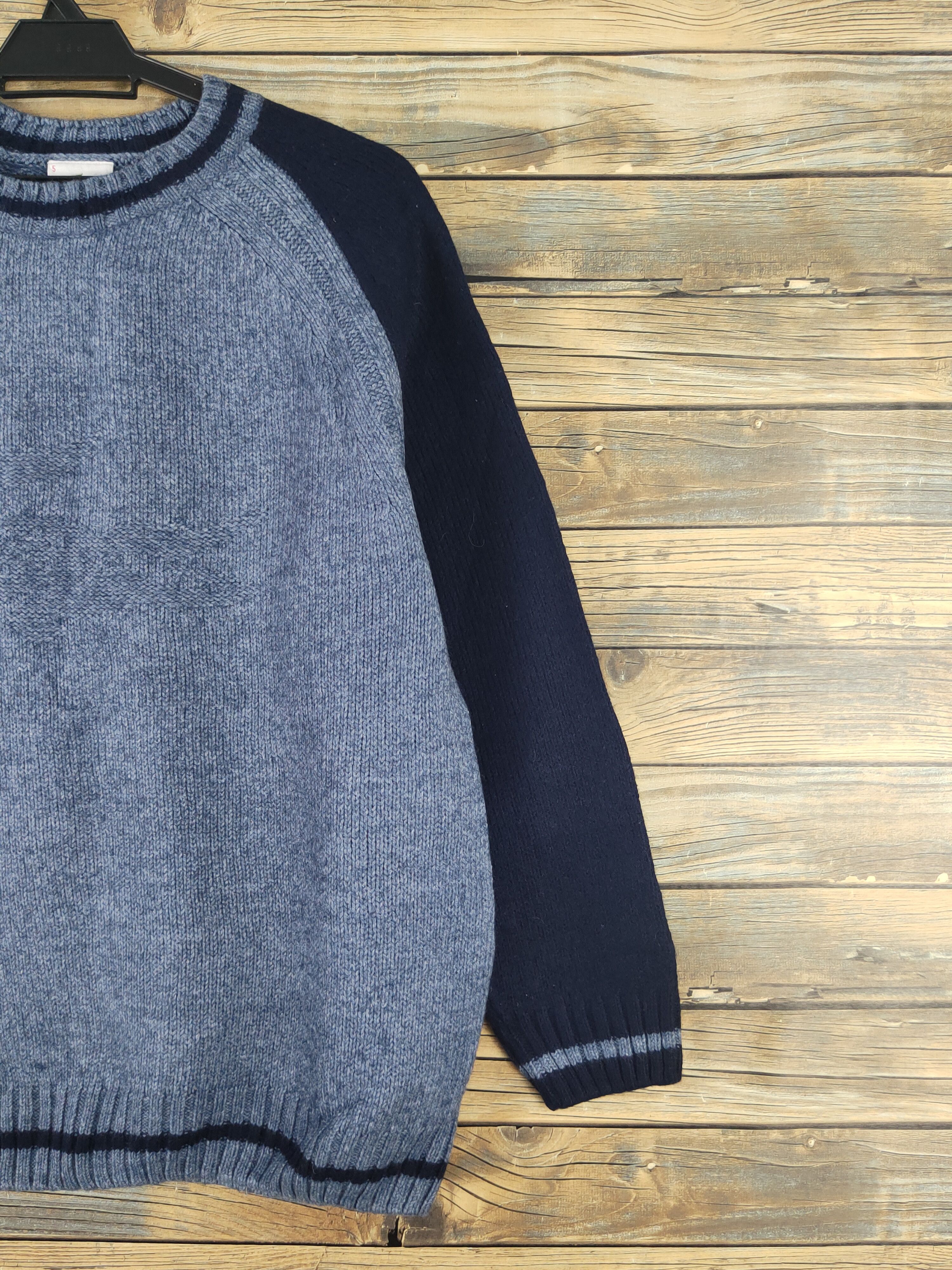 Vintage Lacoste vintage Blue Knitwear Sweatshirts #W1747 Size US M / EU 48-50 / 2 - 5 Thumbnail