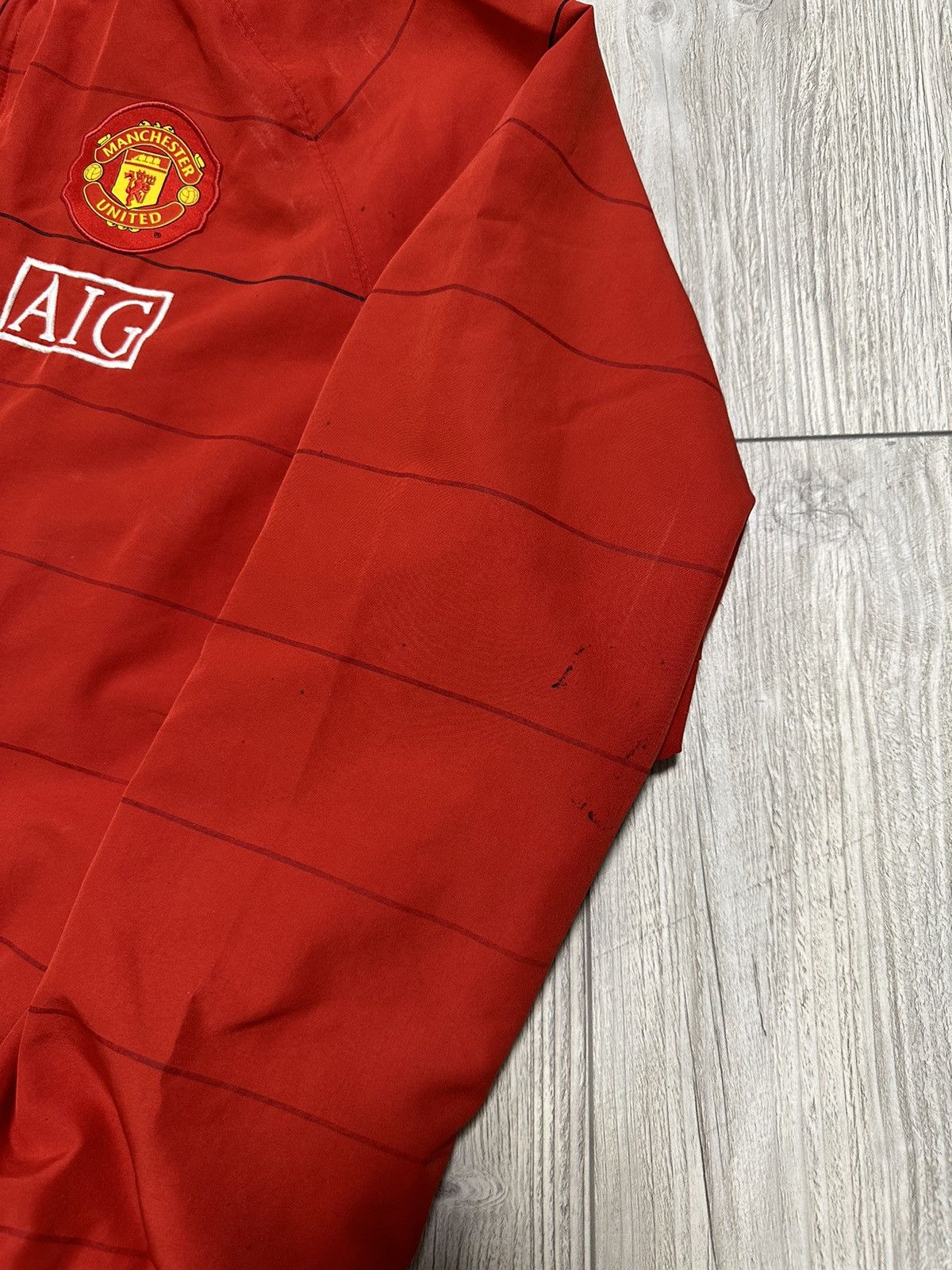 Nike Nike Manchester United Vintage 2008 Training Nylon Jacket Size US XXL / EU 58 / 5 - 3 Thumbnail