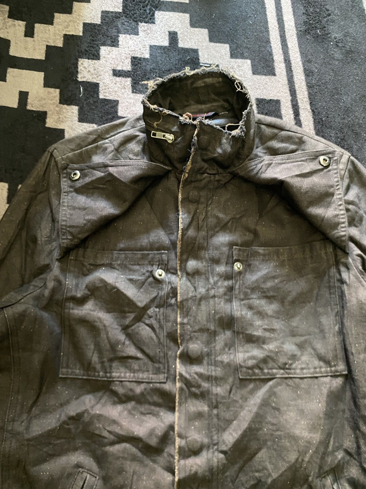 14th Addiction Custome culture distressed glitter punk jacket Size US M / EU 48-50 / 2 - 3 Thumbnail