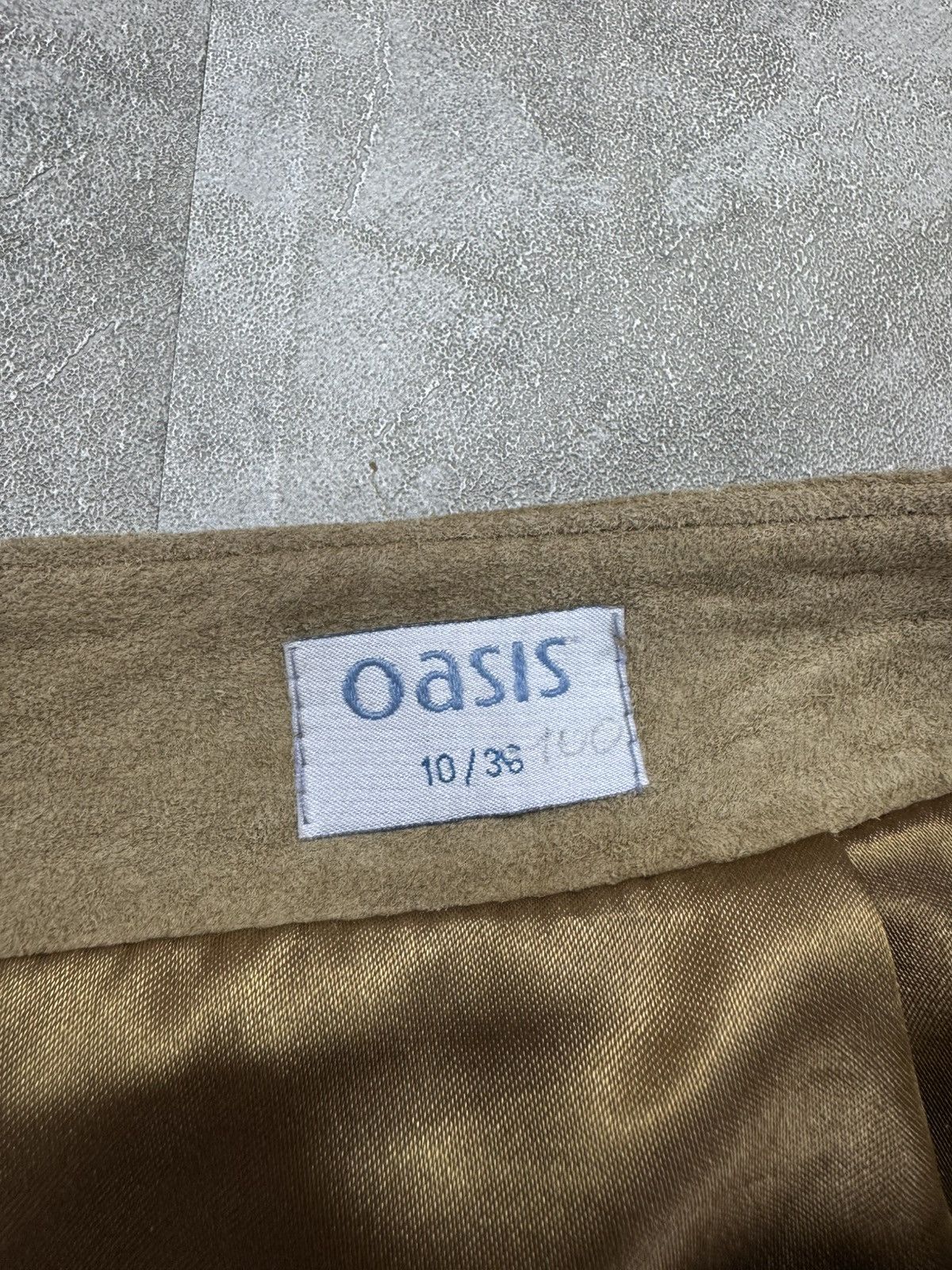 Other Oasis suede skirt vintage midi skirt western style cowgirl Size 32" / US 10 / IT 46 - 3 Thumbnail