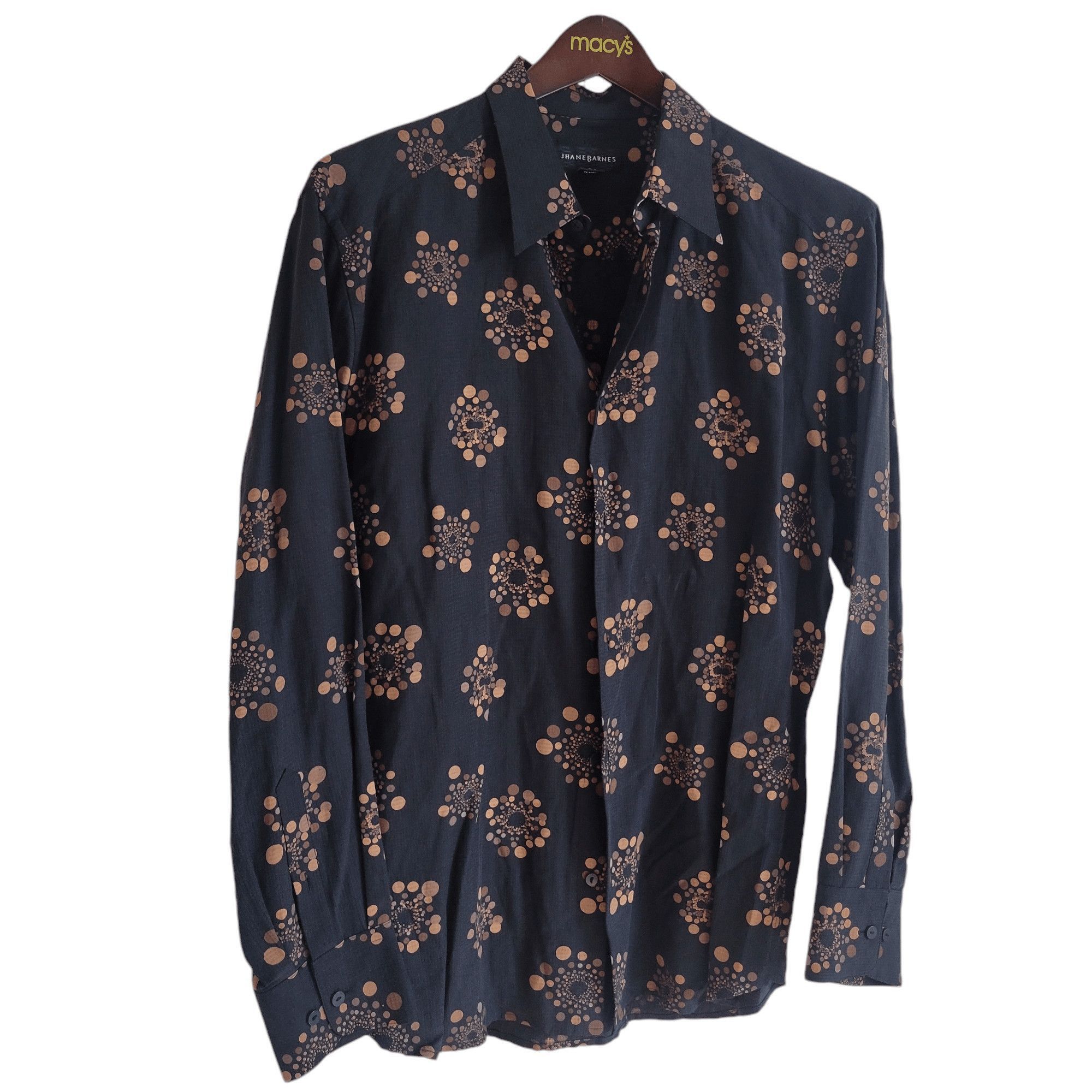 Jhane Barnes JHane Barnes Geometric LongSleeve Shirt Men. Large. Pre-owne Size US L / EU 52-54 / 3 - 2 Thumbnail