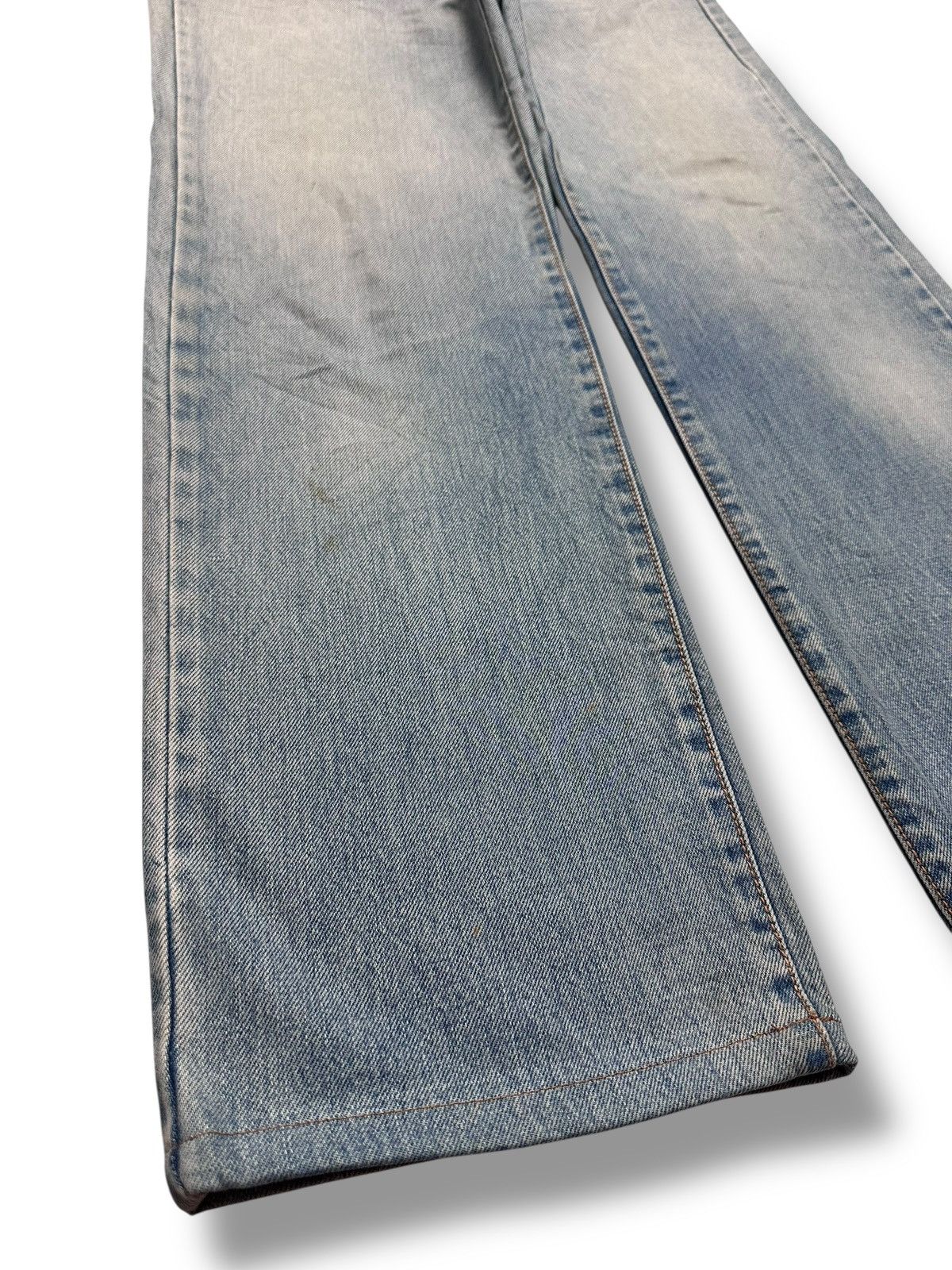 Edwin Vintage Edwin 90's Japan Denim Straight Jeans Light BlueWash Size US 30 / EU 46 - 15 Thumbnail
