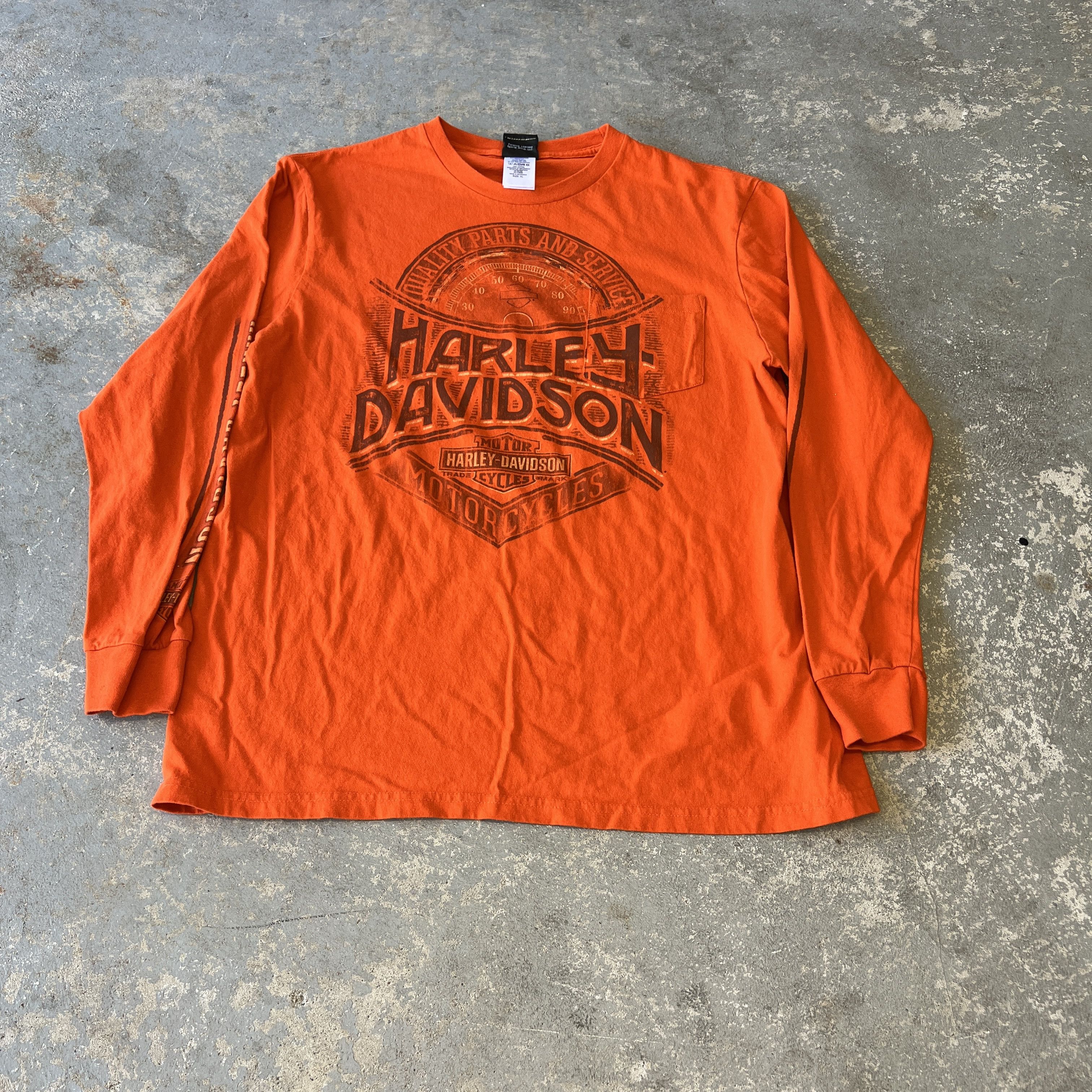 Harley Davidson Vintage XL Harley Davidson Long Sleeve Size US XL / EU 56 / 4 - 2 Thumbnail