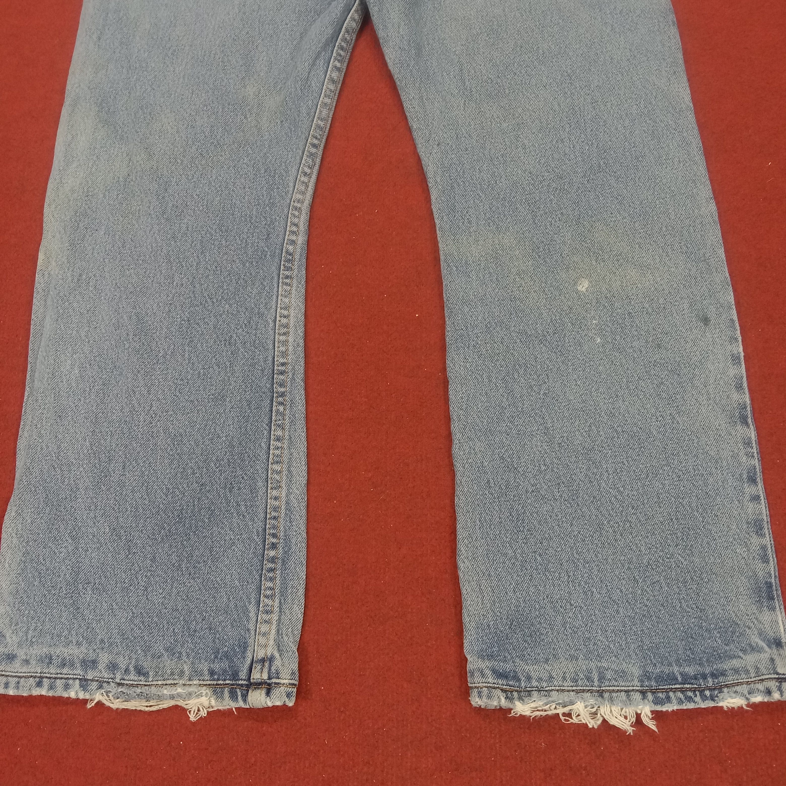 Levi's × Vintage Levis Distressed Jeans Daily Streetwear Style Size US 33 - 6 Thumbnail