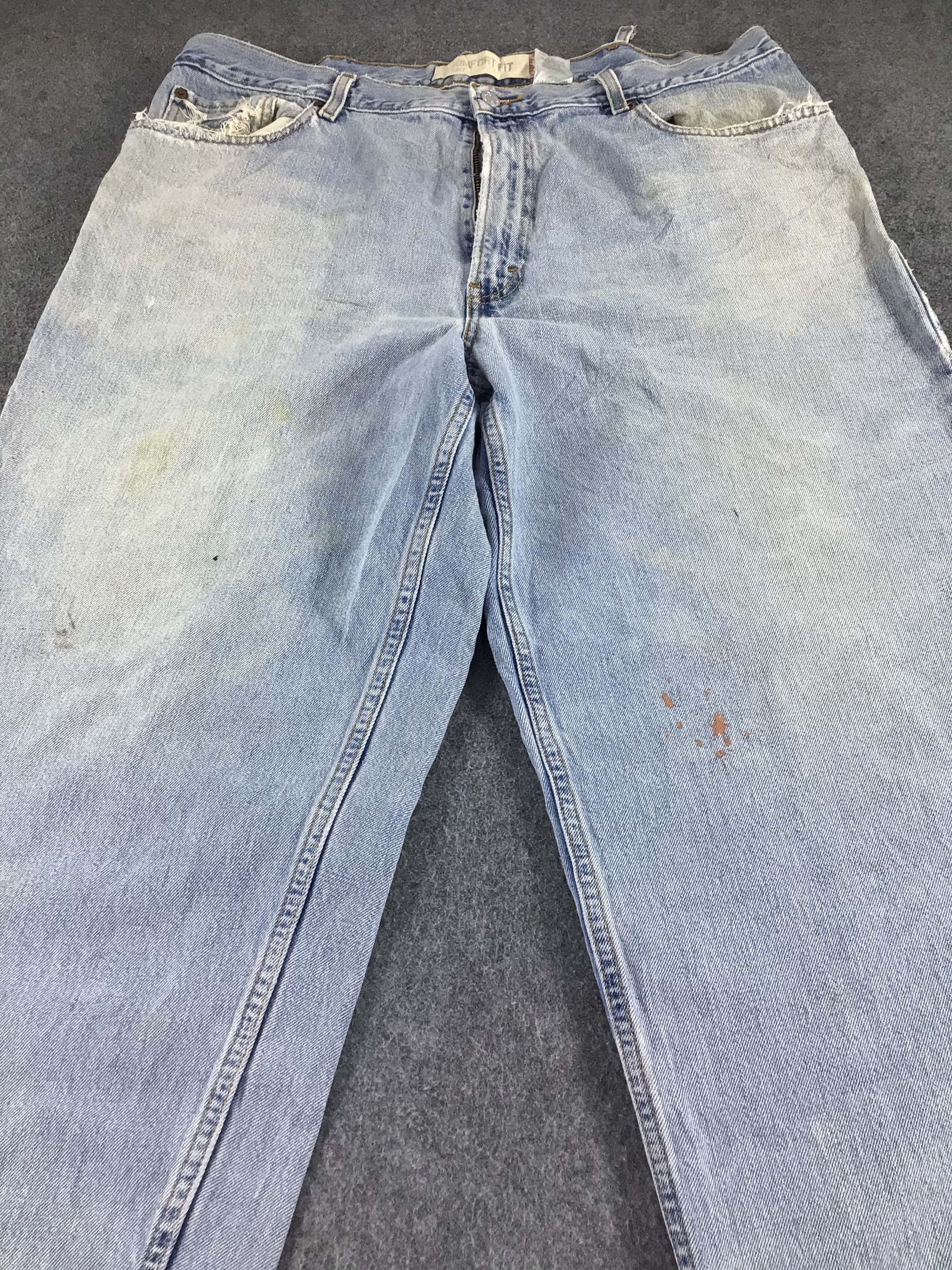Levi's Vintage Levis 560 Jeans Stone Wash Denim -J573 Size US 40 / EU 56 - 3 Thumbnail
