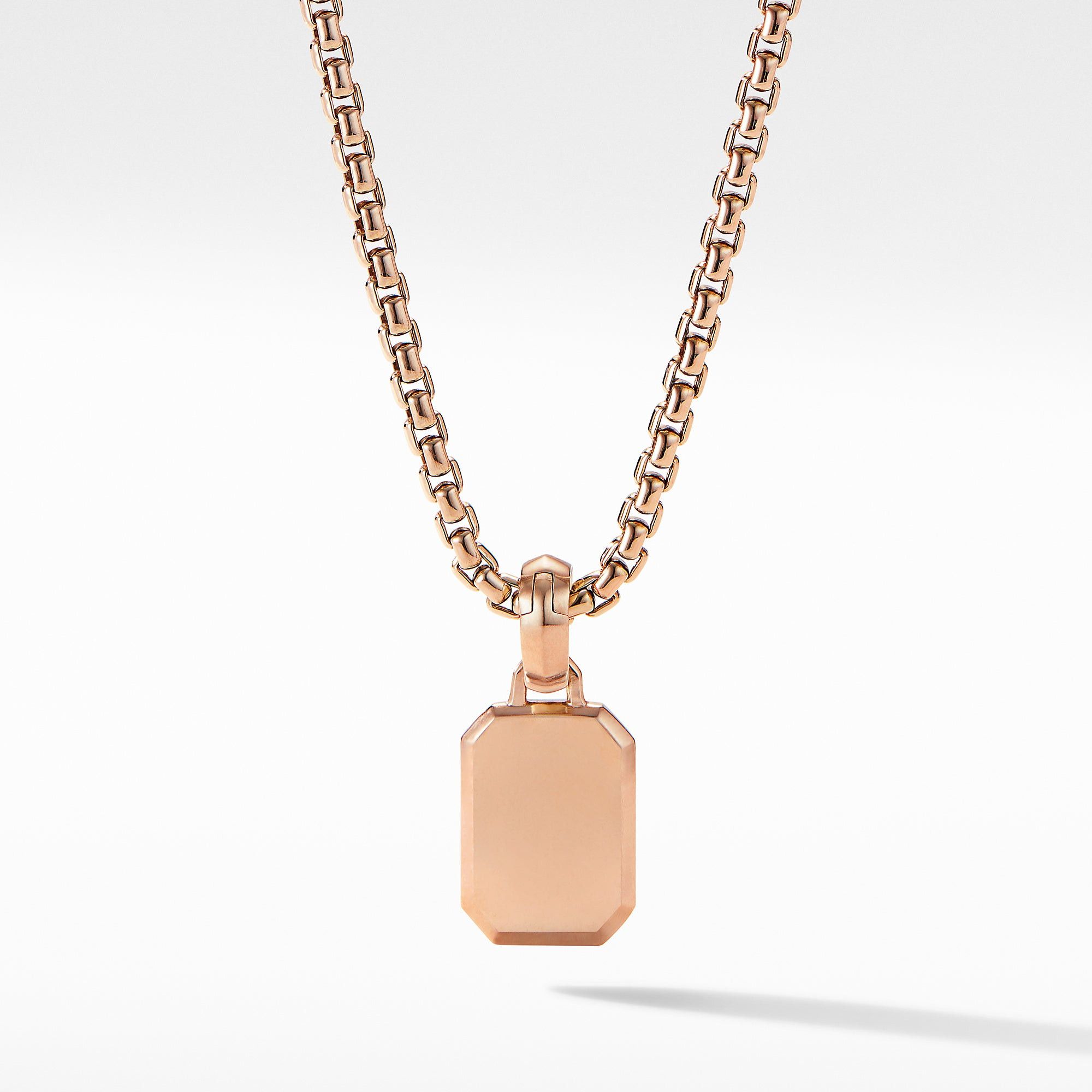 David Yurman o1w1db10325 Bee Amulet Rose Gold with Iolite and Diamonds Size ONE SIZE - 1 Thumbnail