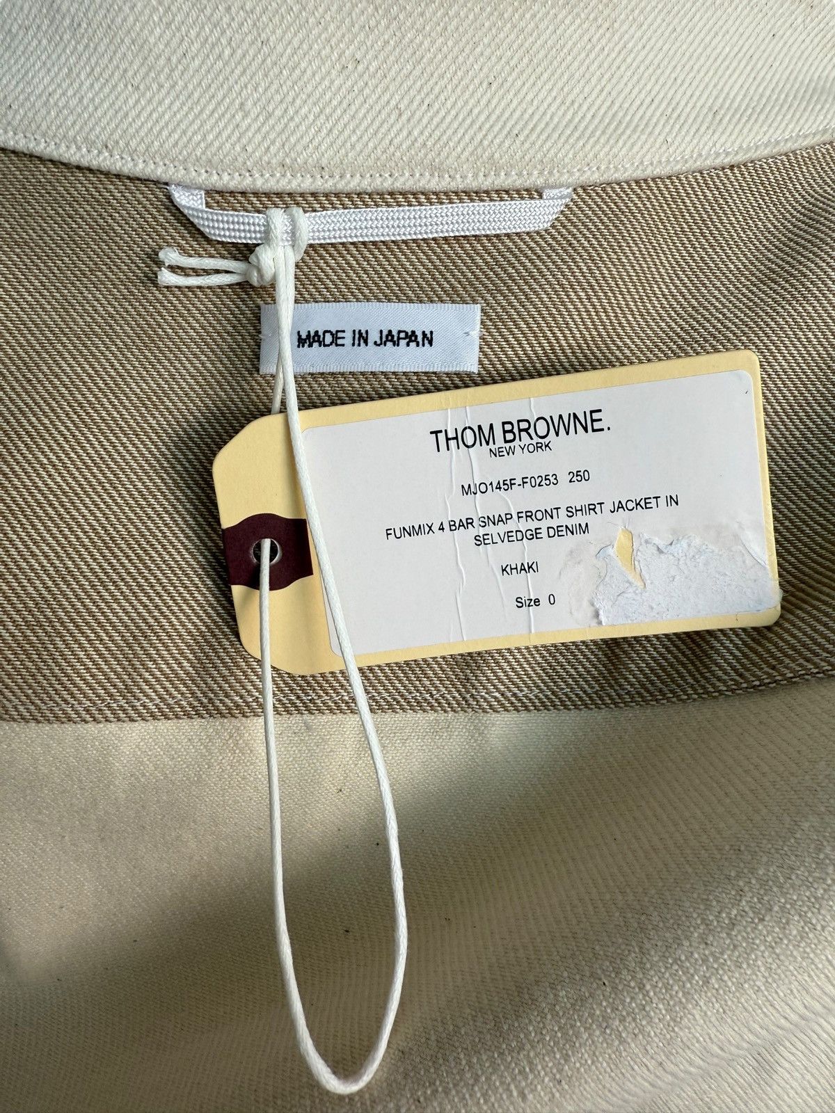 Thom Browne Thom Browne Fun-Mix Selvedge Denim Snap Front Shirt Jacket Size US M / EU 48-50 / 2 - 8 Thumbnail