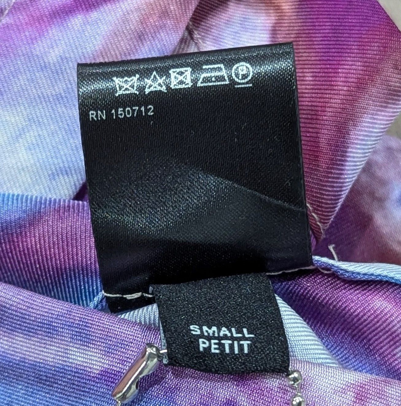 Amiri AMIRI Tie Dye SS Silk Button Up Bowling Shirt Purple Small Size US S / EU 44-46 / 1 - 4 Thumbnail