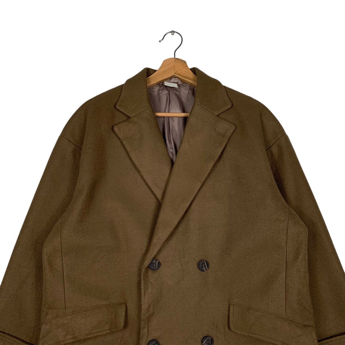 Japanese Brand Japanese Brand Casper John Double Breast Overcoat Size US S / EU 44-46 / 1 - 2 Thumbnail