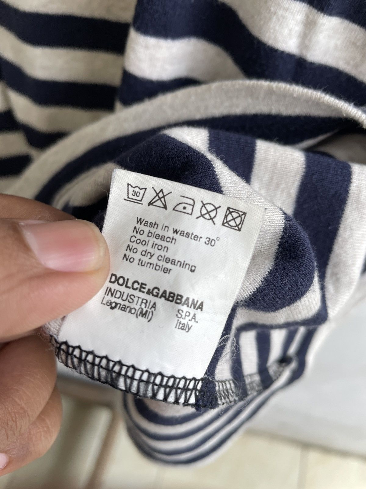 Dolce & Gabbana DOLCE & GABBANA LONG SLEEVE POLO TSHIRT Size L / US 10 / IT 46 - 7 Thumbnail