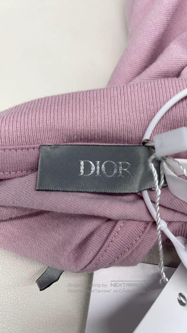 Dior Dior Pink simple stroke drawing puppy print round neck sho Size US L / EU 52-54 / 3 - 3 Thumbnail