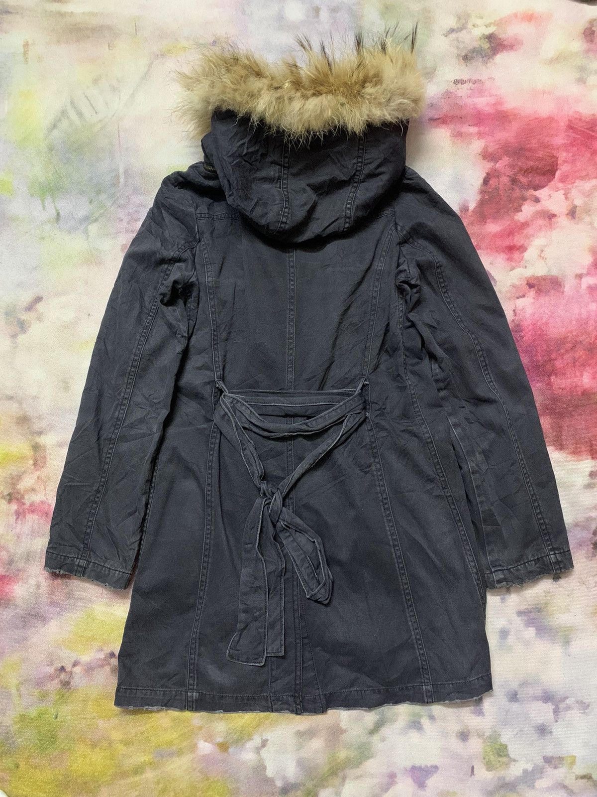 Hysteric Glamour Japanese Brand Unknown Parkas Faux Fur Hoodie Size US S / EU 44-46 / 1 - 2 Thumbnail