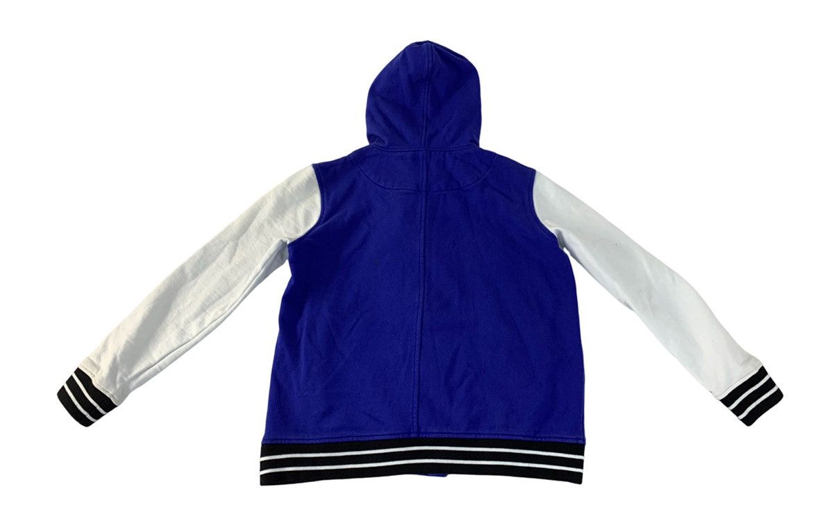 Japanese Brand Browny Simple Varsity Bomber Hooded Jacket Snap Button Size M / US 6-8 / IT 42-44 - 9 Thumbnail