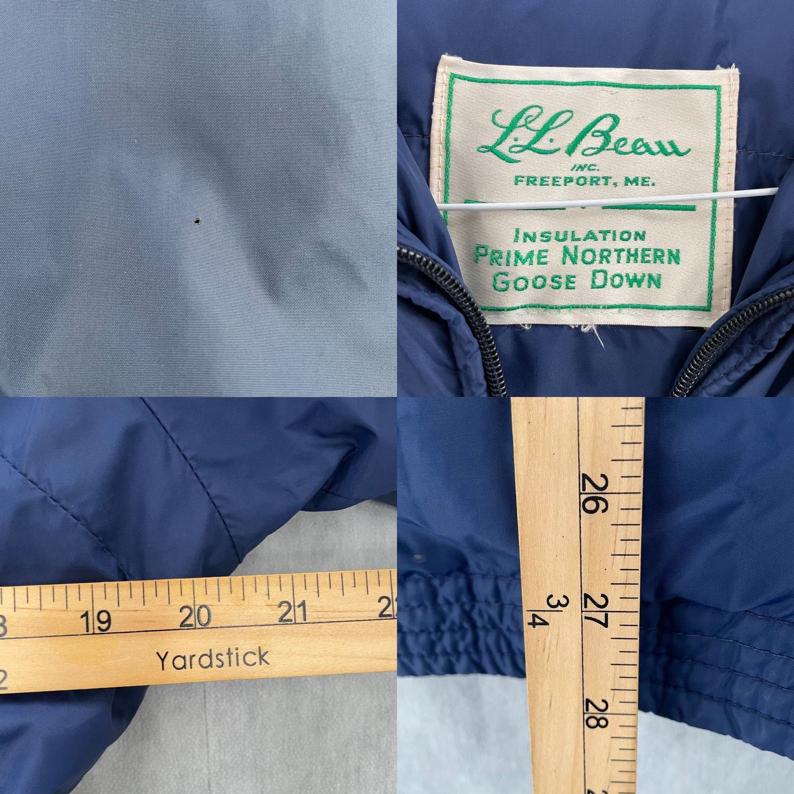 Vintage VINTAGE L.L. Bean Women's Down Parka Coat Long Winter Blue Full Zip Insulated Outdoor 90s Large Size L / US 10 / IT 46 - 8 Thumbnail